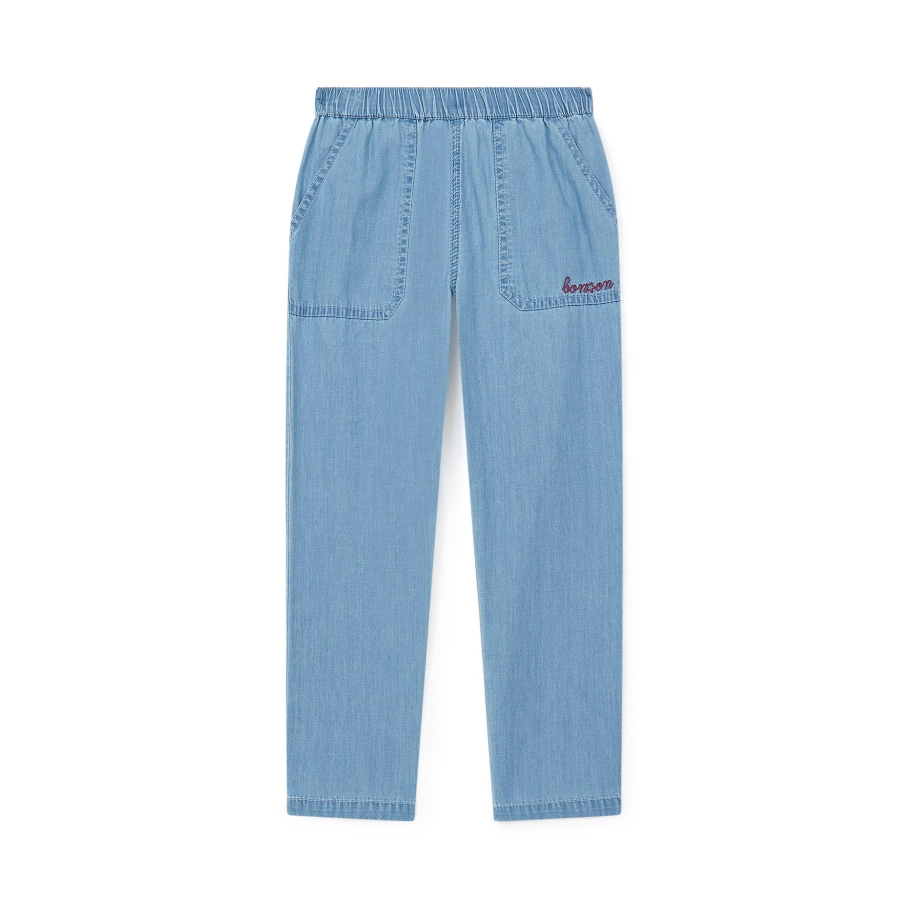 Girls Blue Denim Trousers