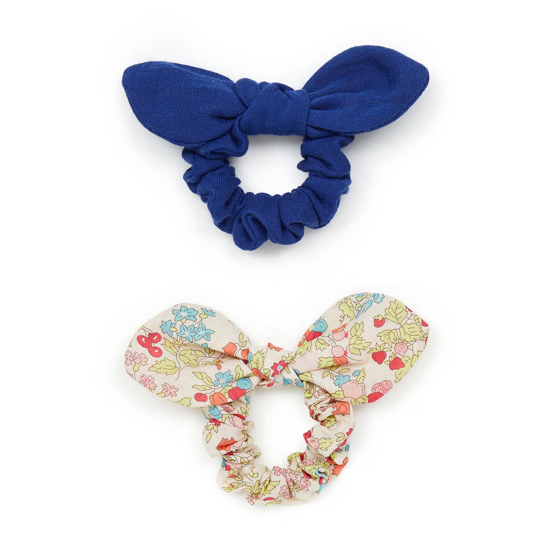 Girls Blue Hair Rings