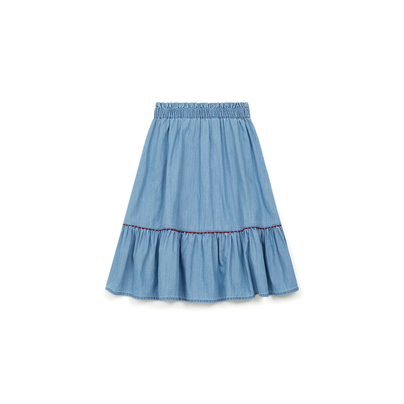 Girls Blue Denim Skirt