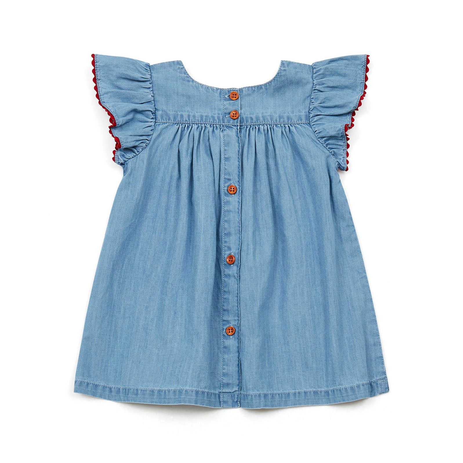 Baby Girls Blue Denim Dress