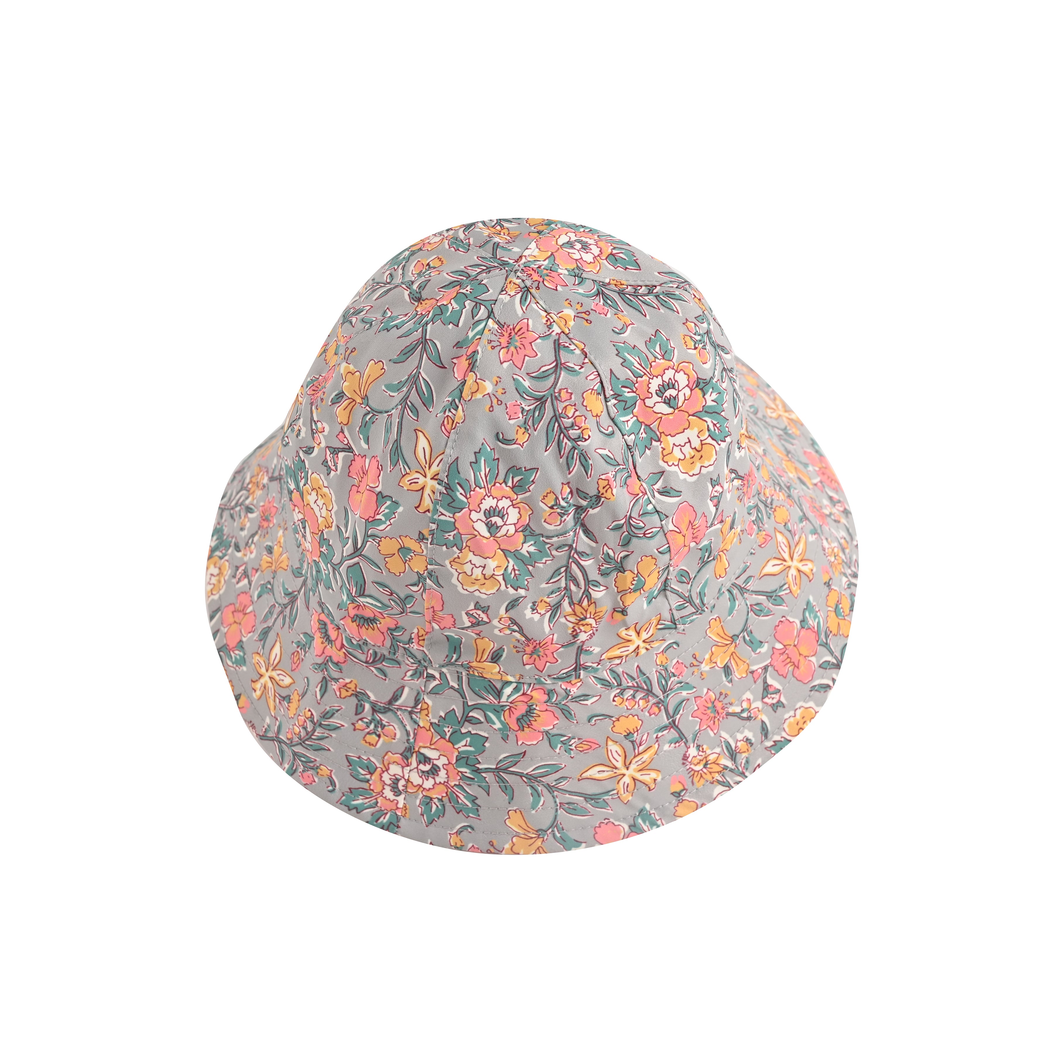 Baby Girls Grey Floral Hat