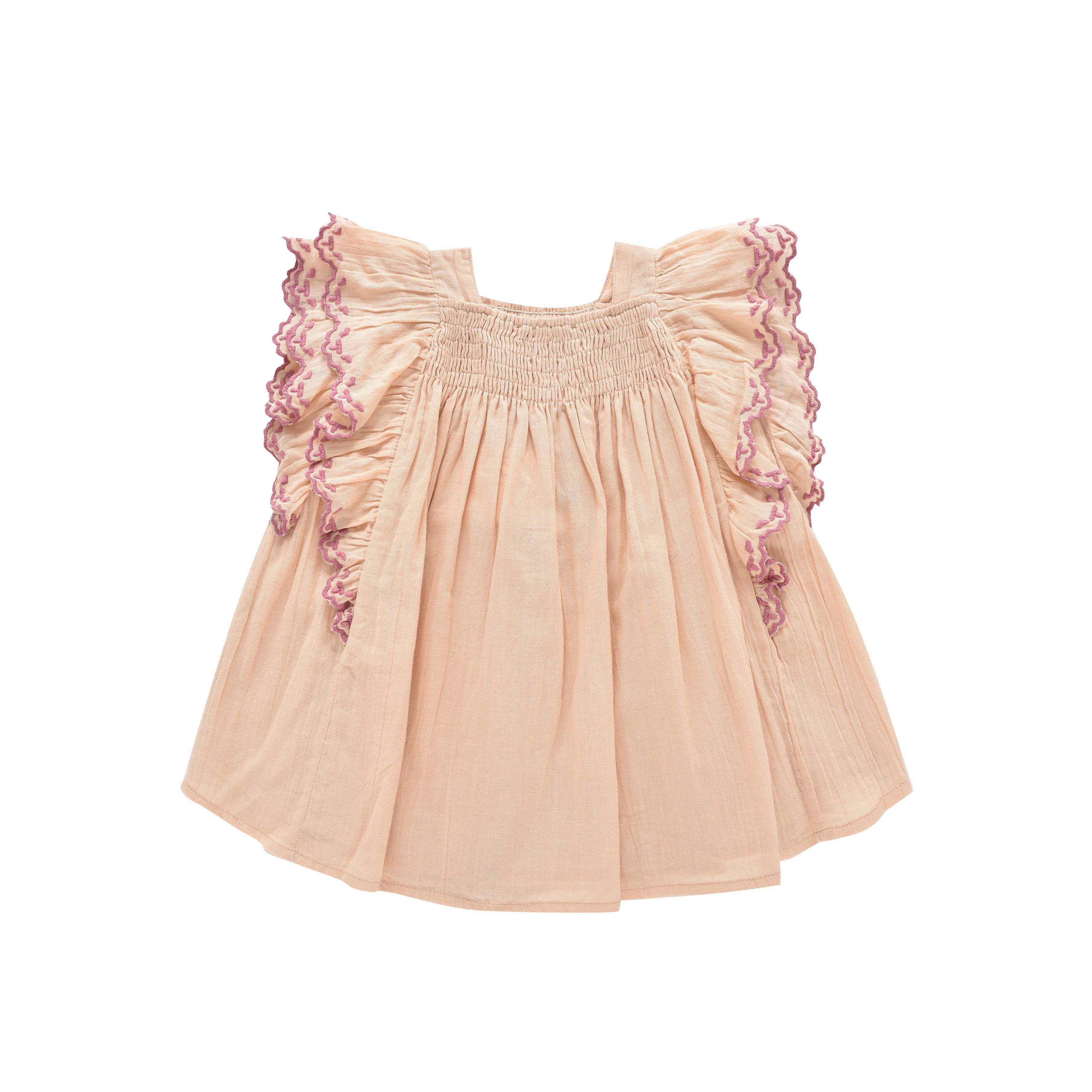 Baby Girls Rose Floral Cotton Dress