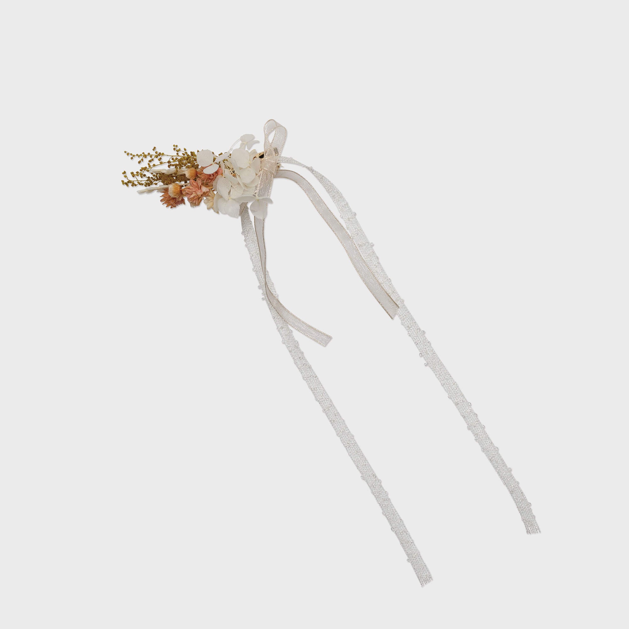 Girls Pink Flower Hair Clip