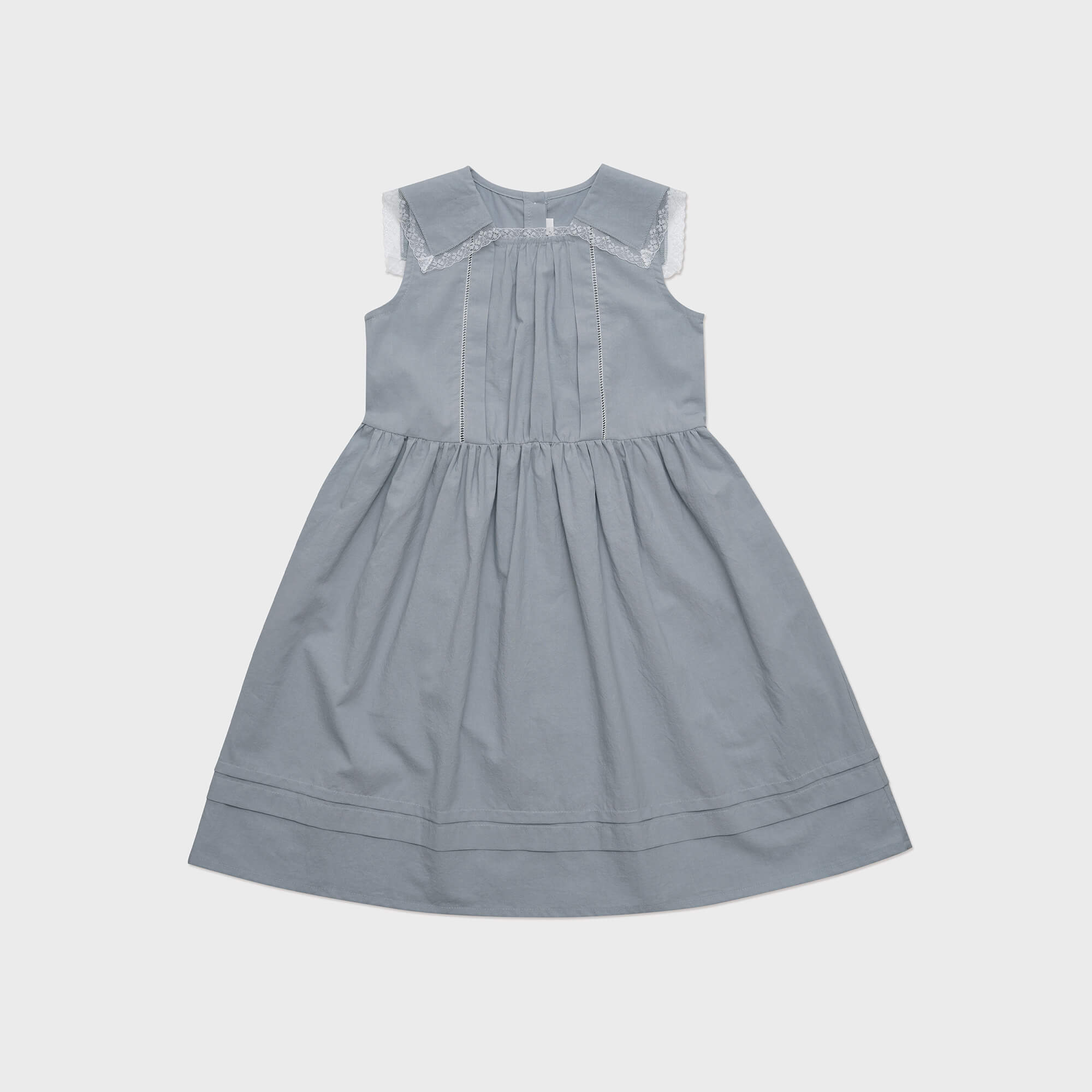 Girls Blue Cotton Dress
