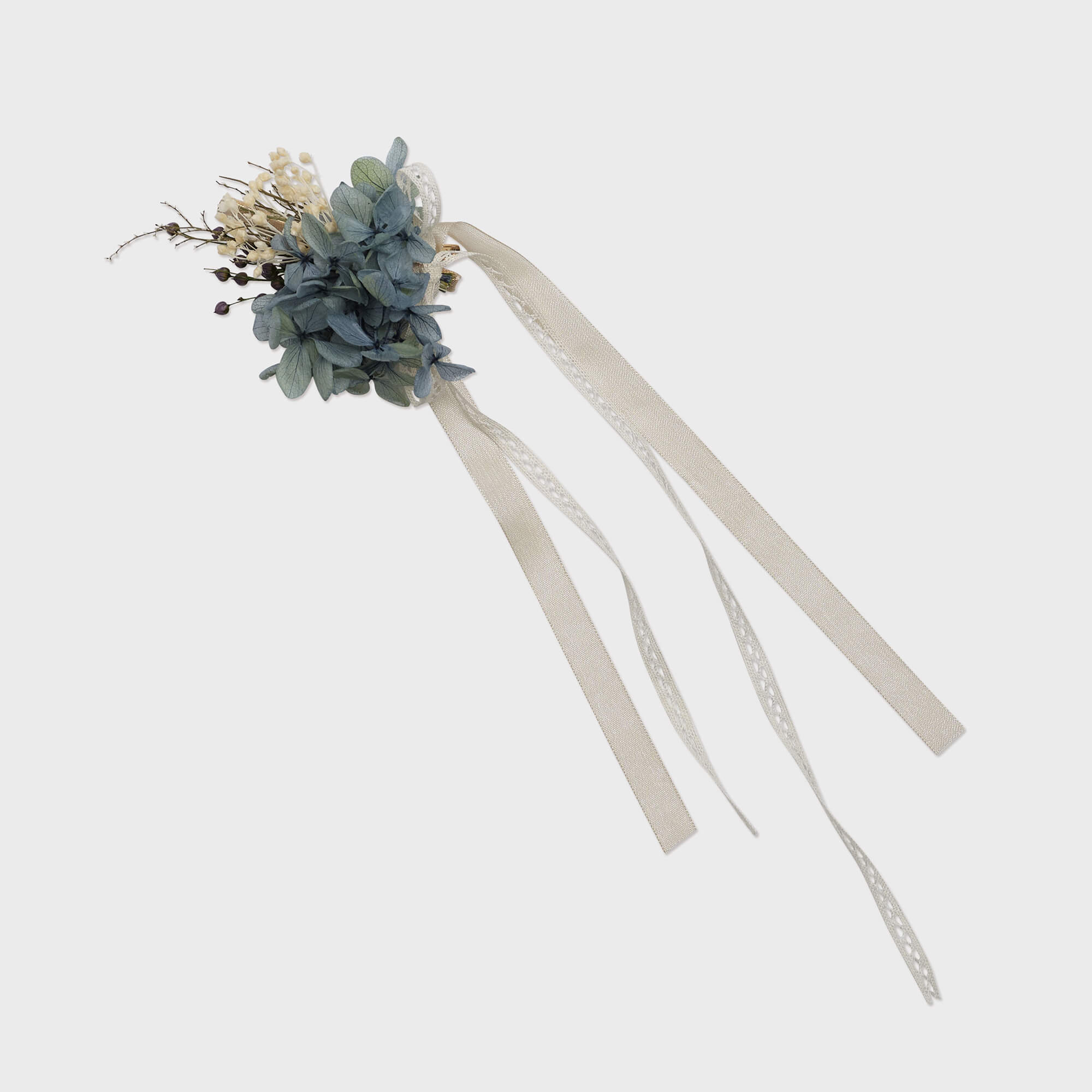 Girls Blue Flower Hair Clip