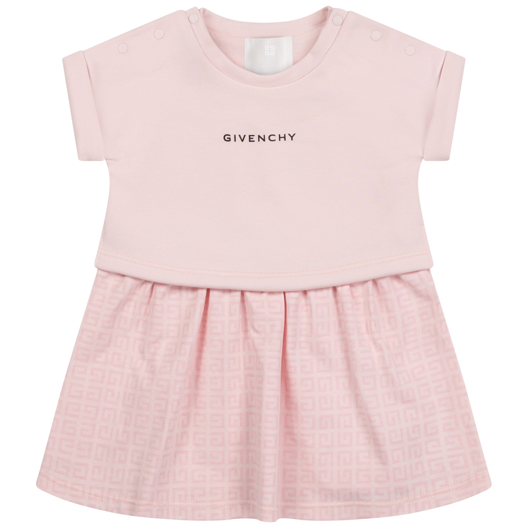 Baby Girls Pink Cotton Dress