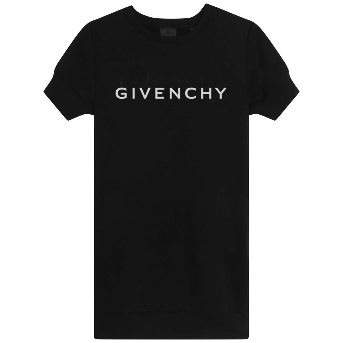 Girls Black Logo Dress
