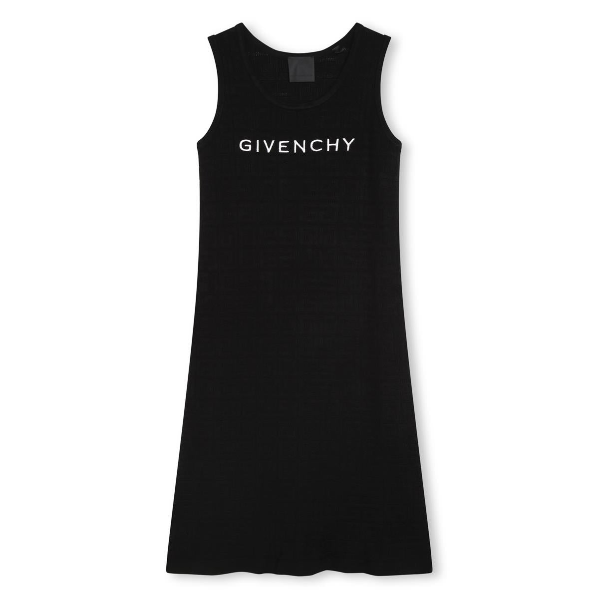 Girls Black Logo Dress