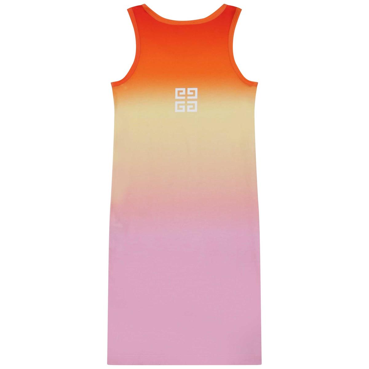 Girls Pink Logo Dress