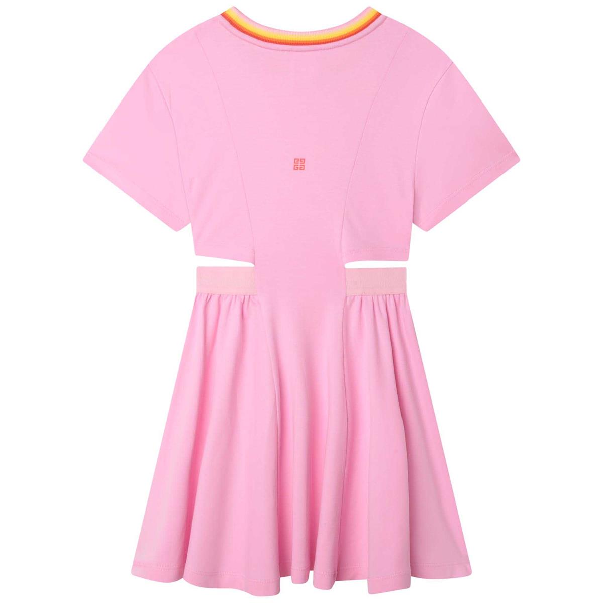 Girls Pink Logo Dress