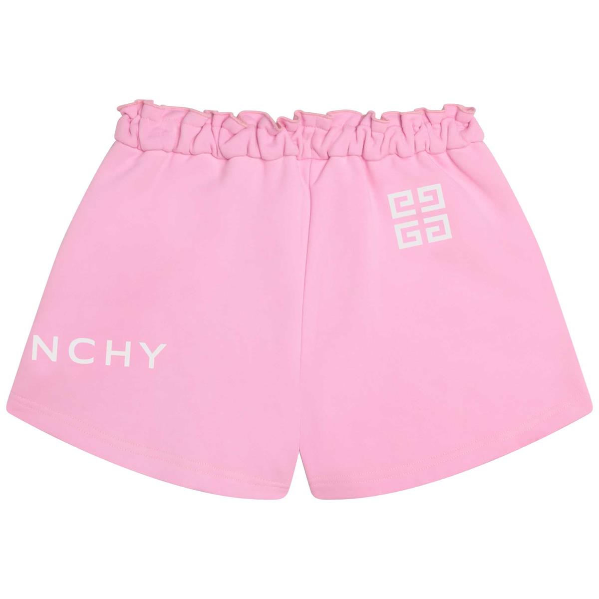 Girls Pink Logo Shorts