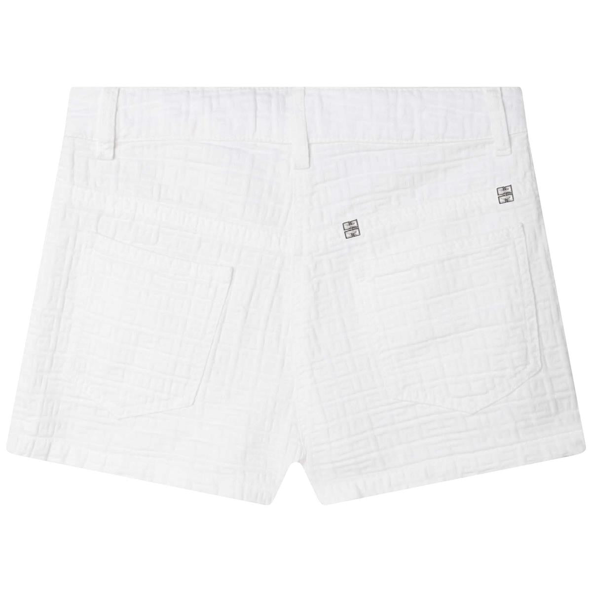 Girls White Shorts