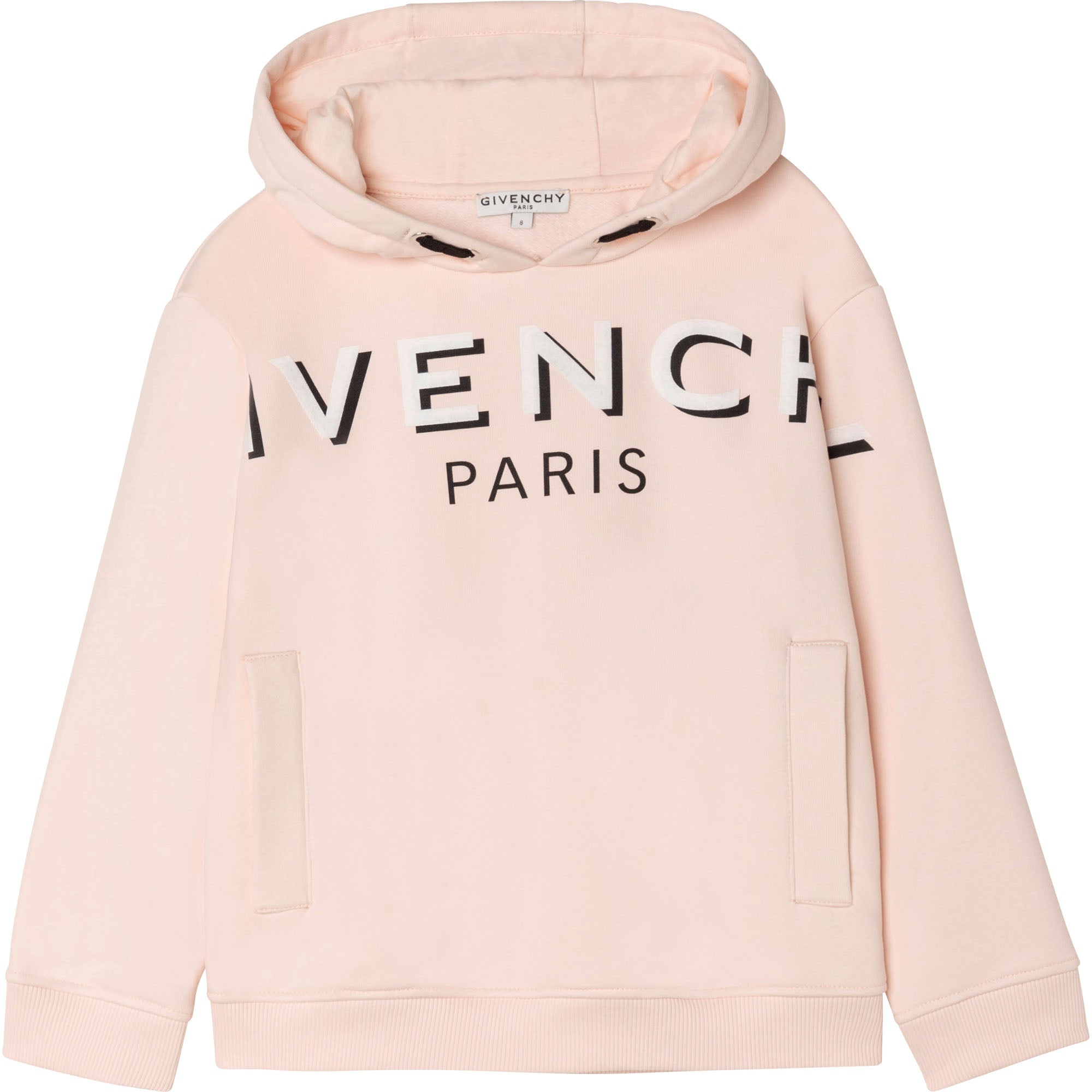Girls Pink Logo Hooded Sweatshirt