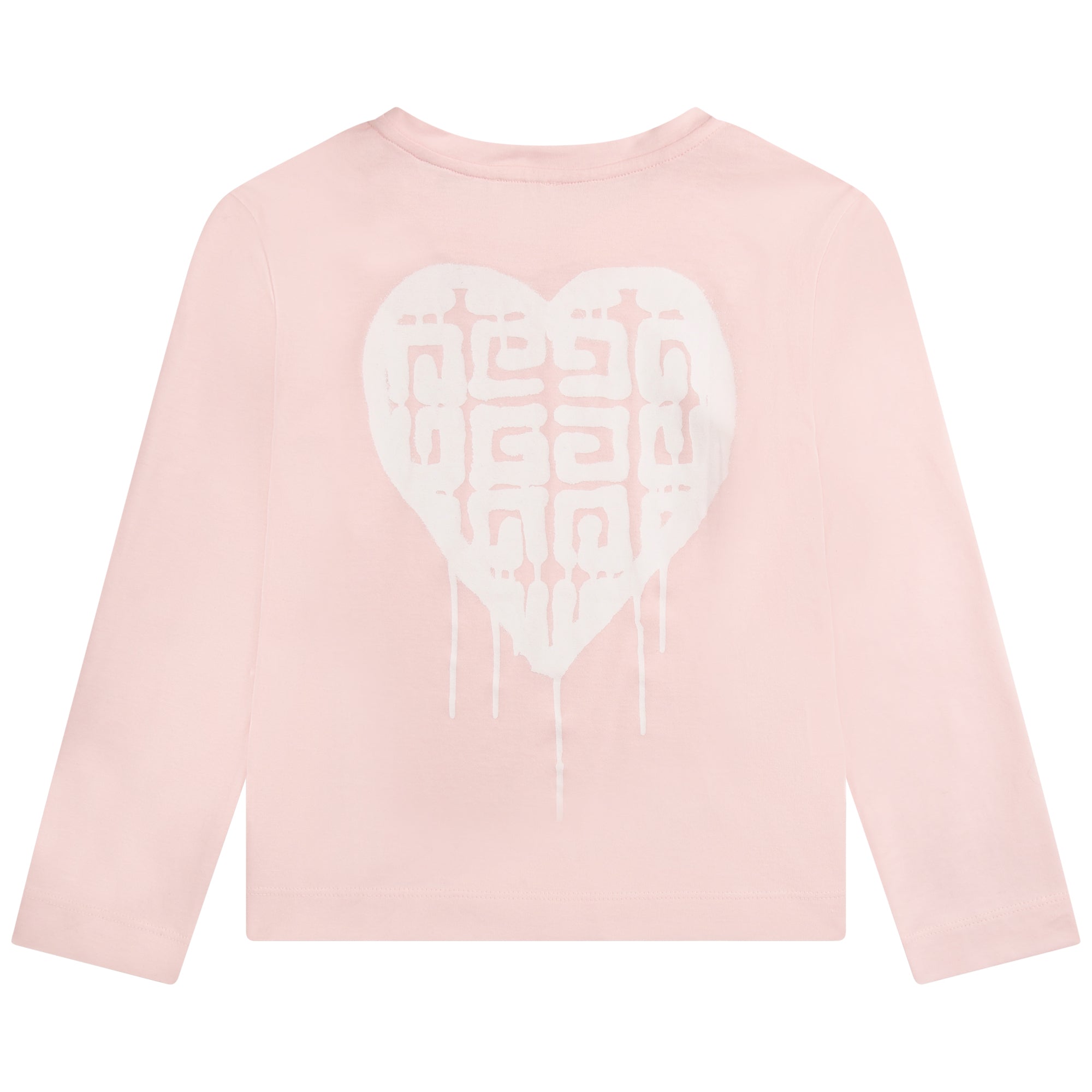 Girls Pink Logo Cotton T-Shirt