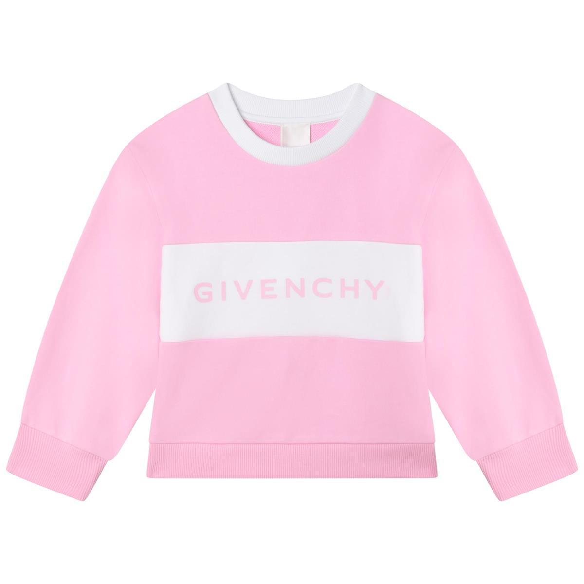 Girls Pink Logo Sweatshirt