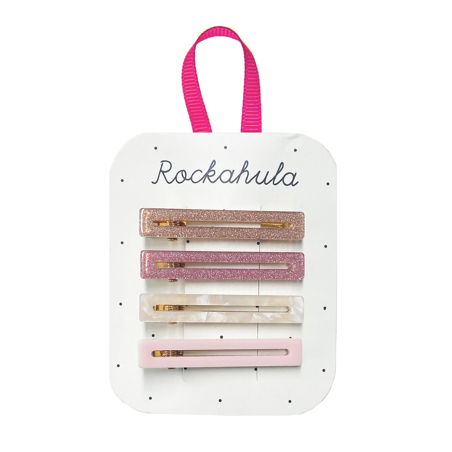 Pink & Retro Acrylic Bar Clips