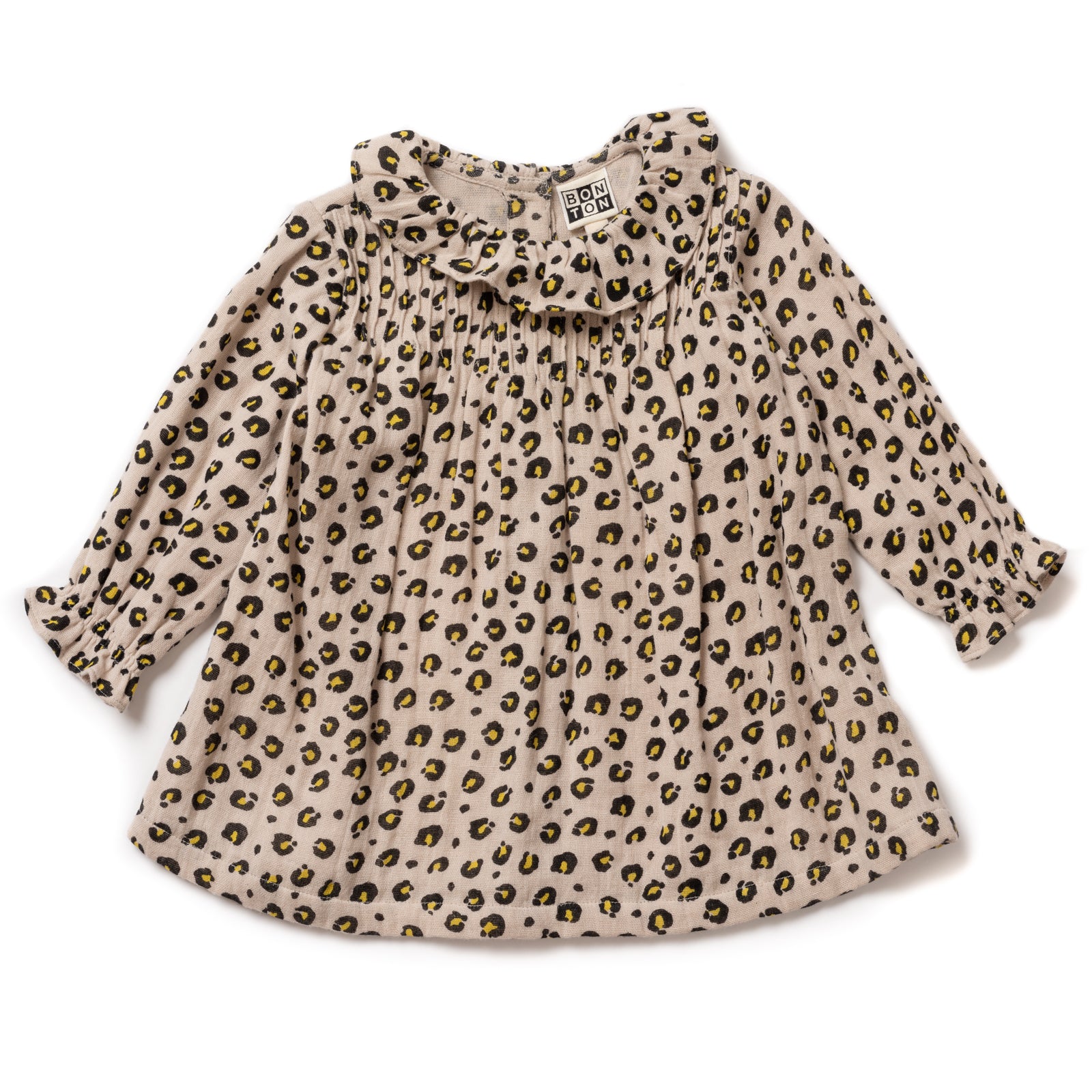 Baby Girls Imp Leopard Cotton Dress