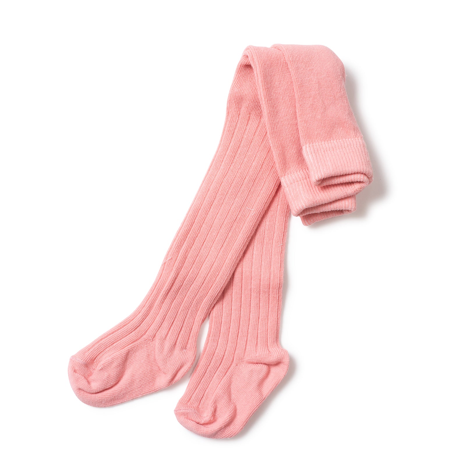 Baby Girls Pink Velvet Tights