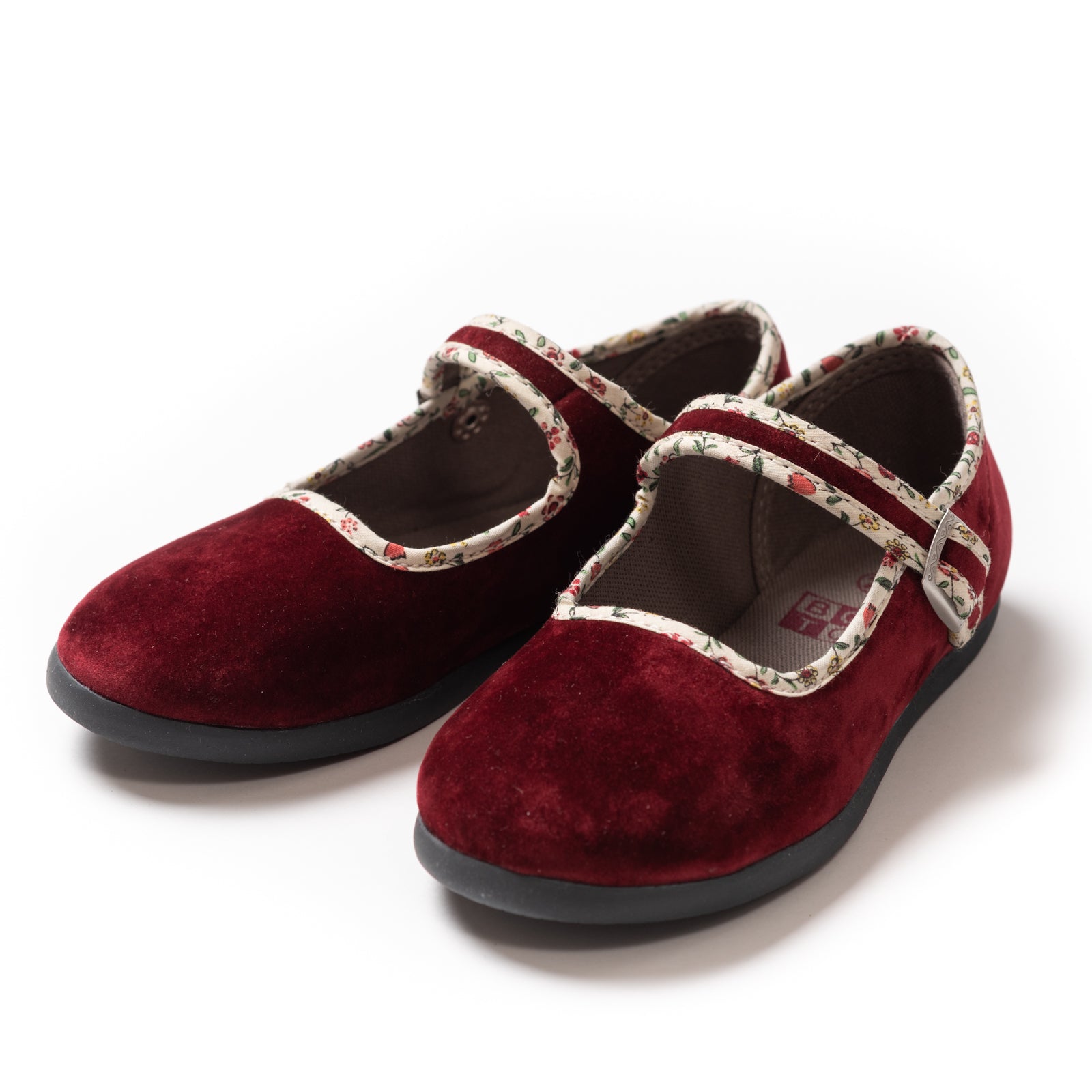 Girls Bordeaux Red Shoes