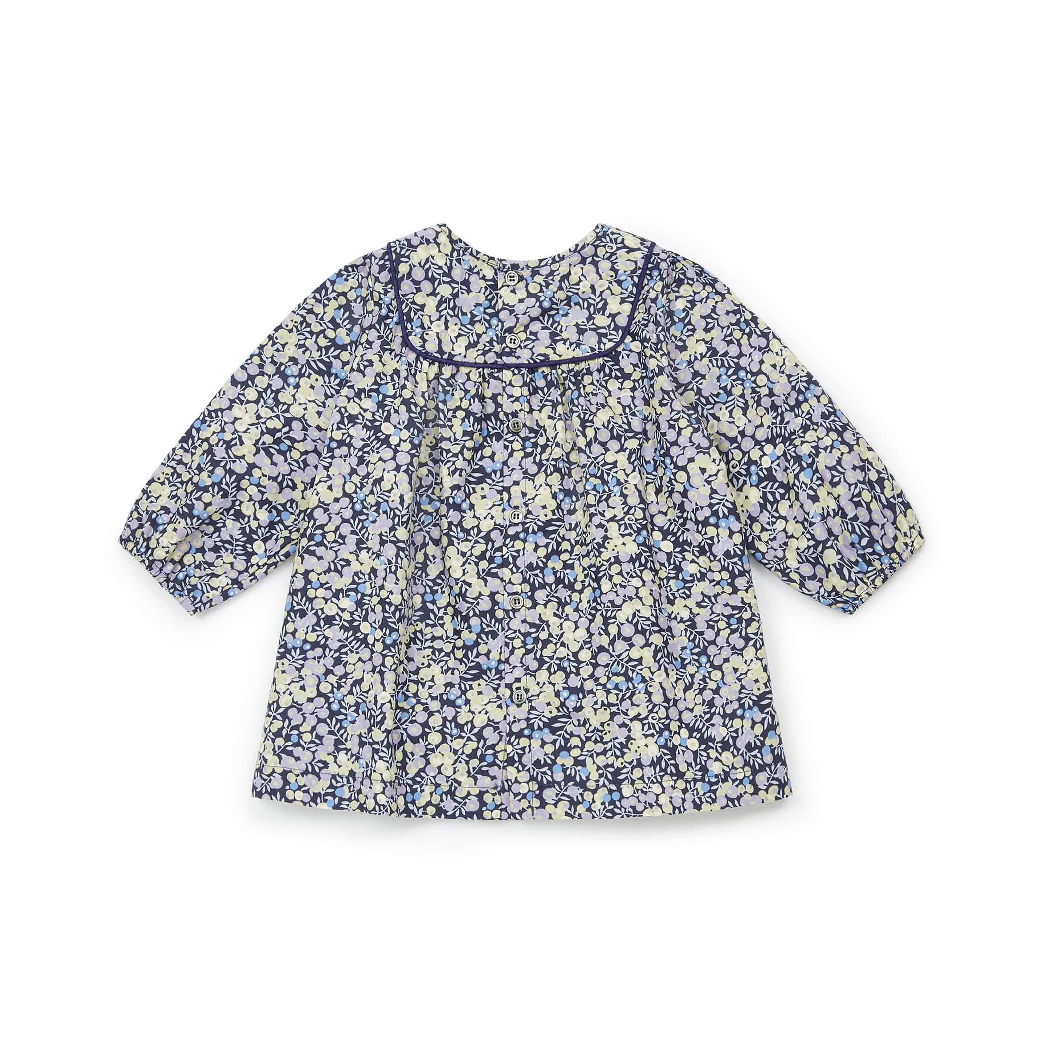 Baby Girls Violet Cotton Dress