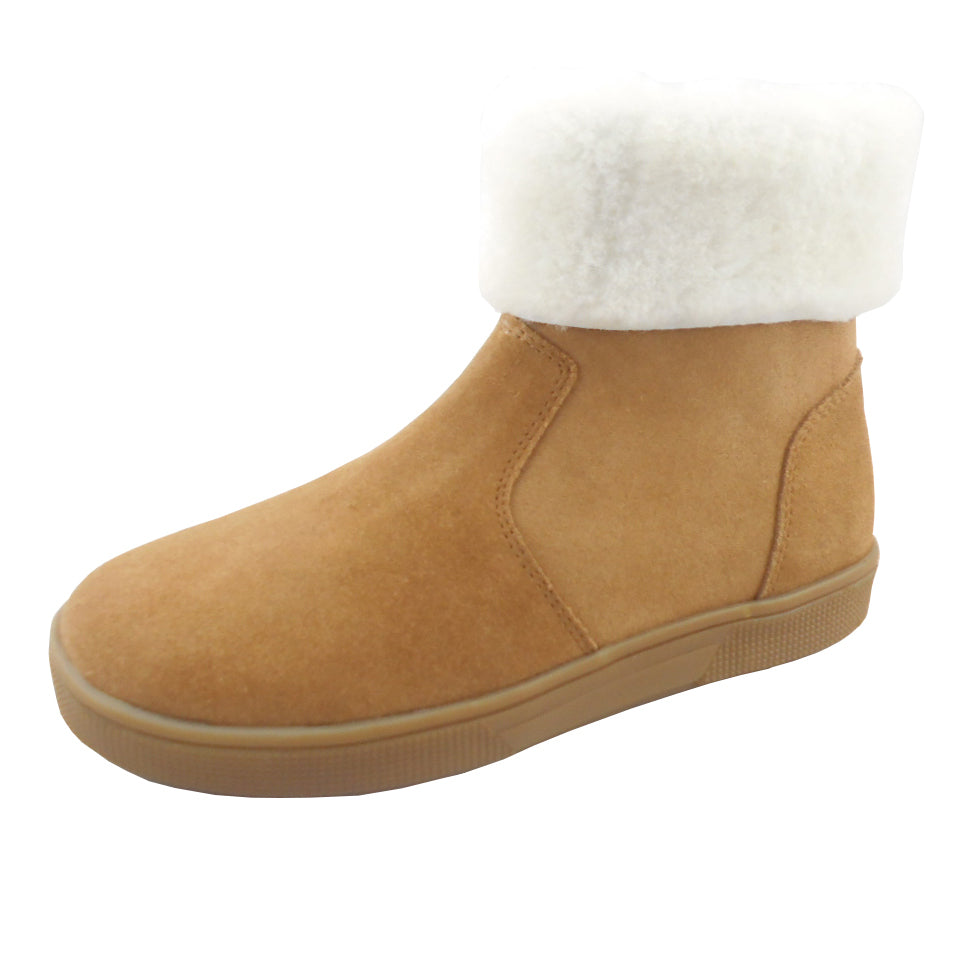 Girls Brown Leather Shoes
