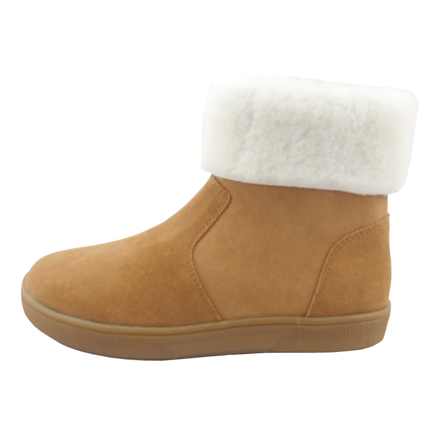 Girls Brown Leather Shoes