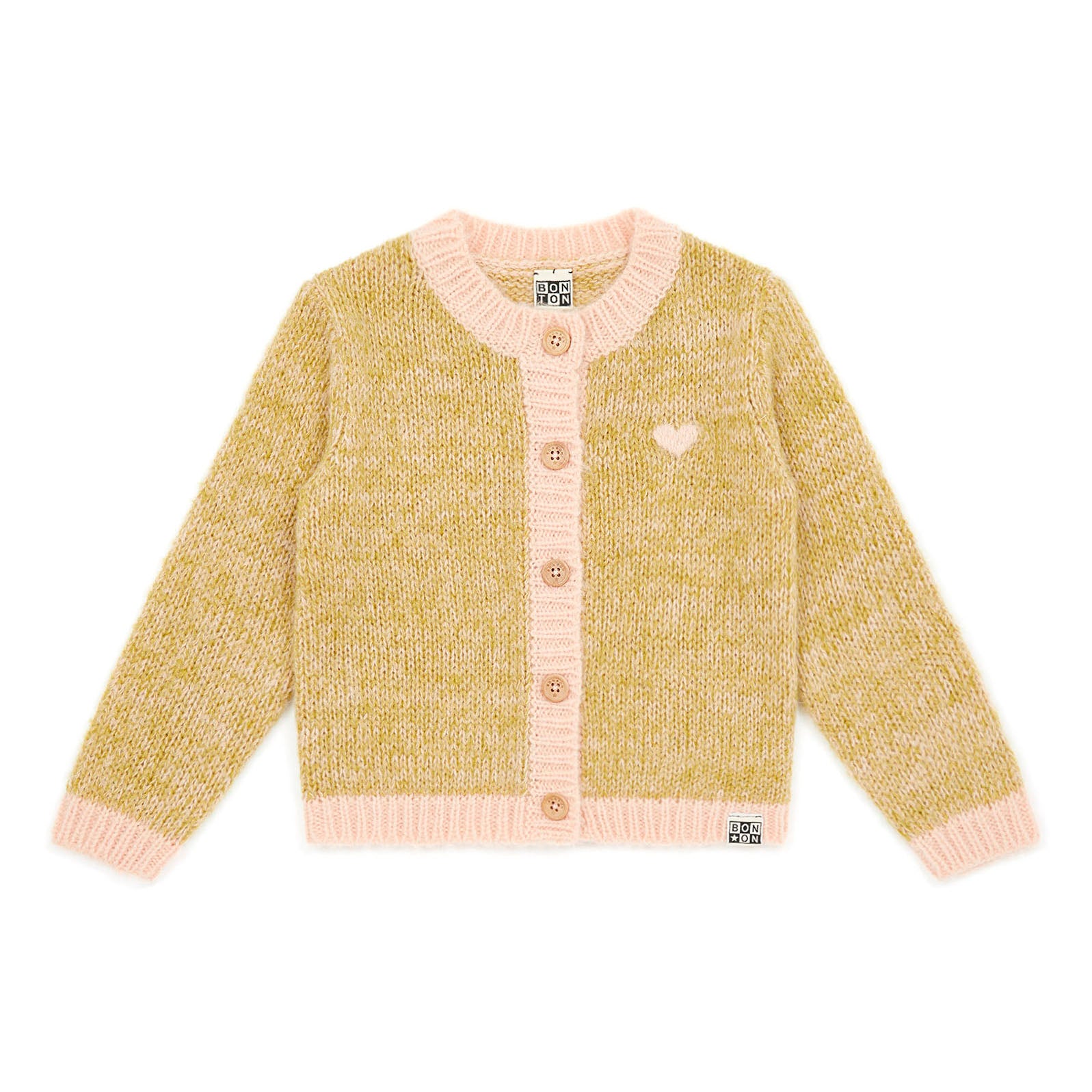 Girls Green Cardigan
