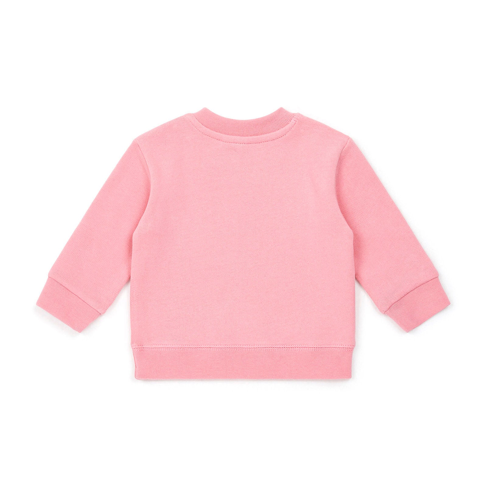 Baby Girls Pink Logo Cotton Sweatshirt