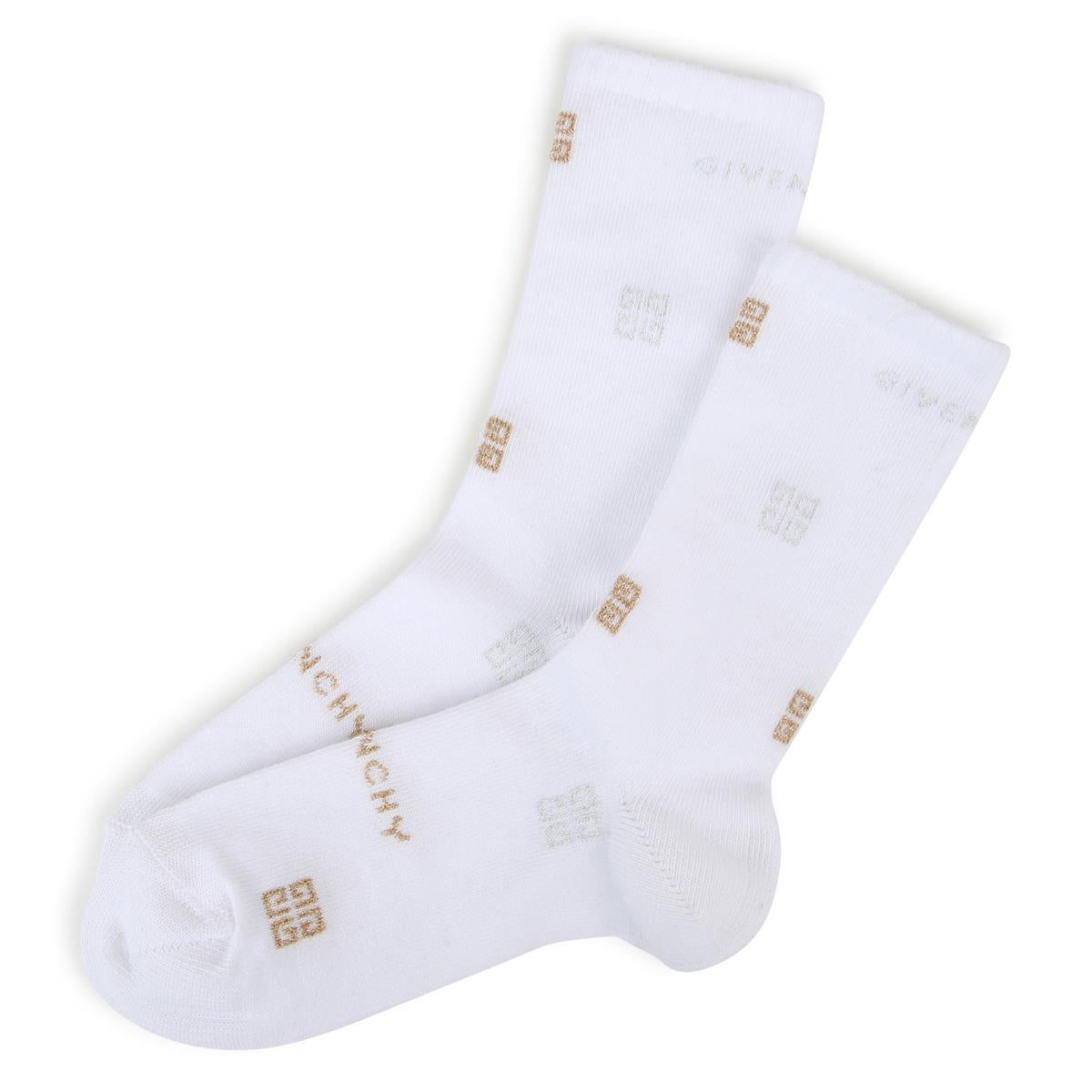 Girls White Cotton Socks