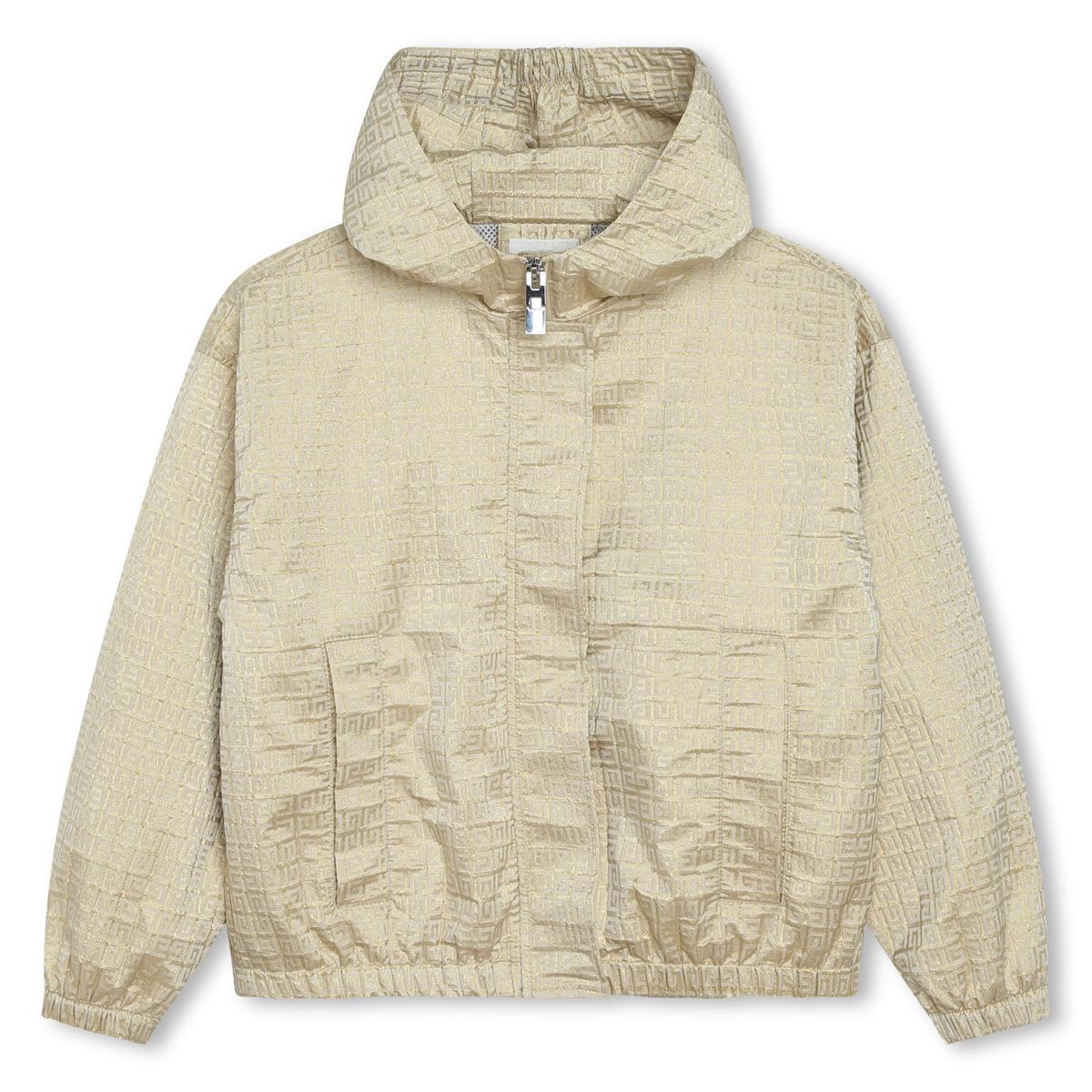 Girls Gold Zip-Up Jacket