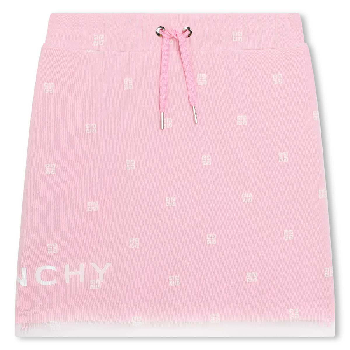 Girls Pink Logo Skirt