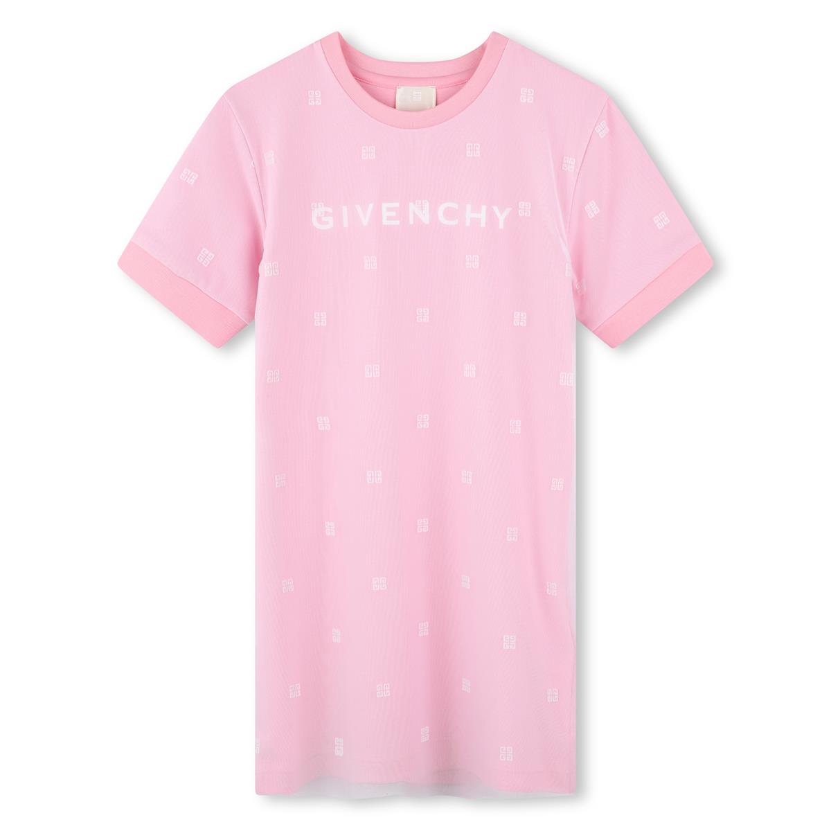 Girls Pink Logo Dress