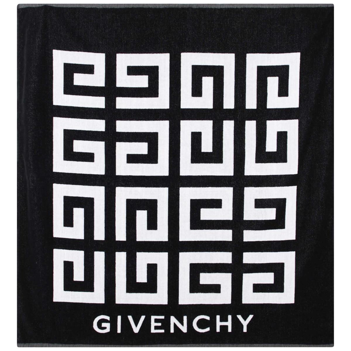 Girls Black Logo Scarf