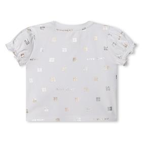 Baby Girls White Cotton T-Shirt