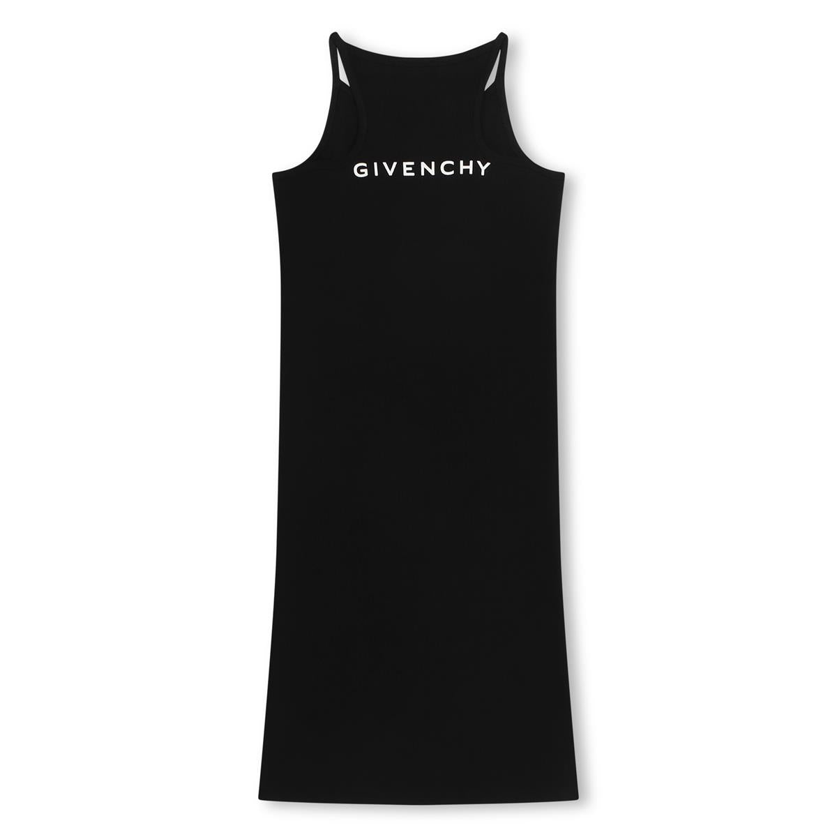 Girls Black Cotton Dress