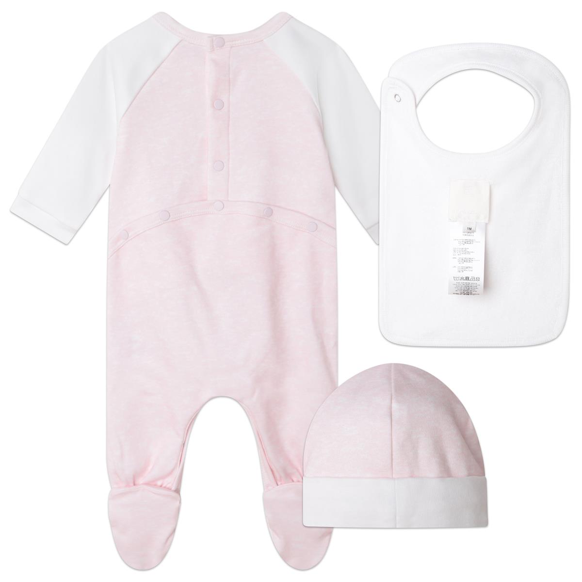 Baby Girls Pink Babysuit Set
