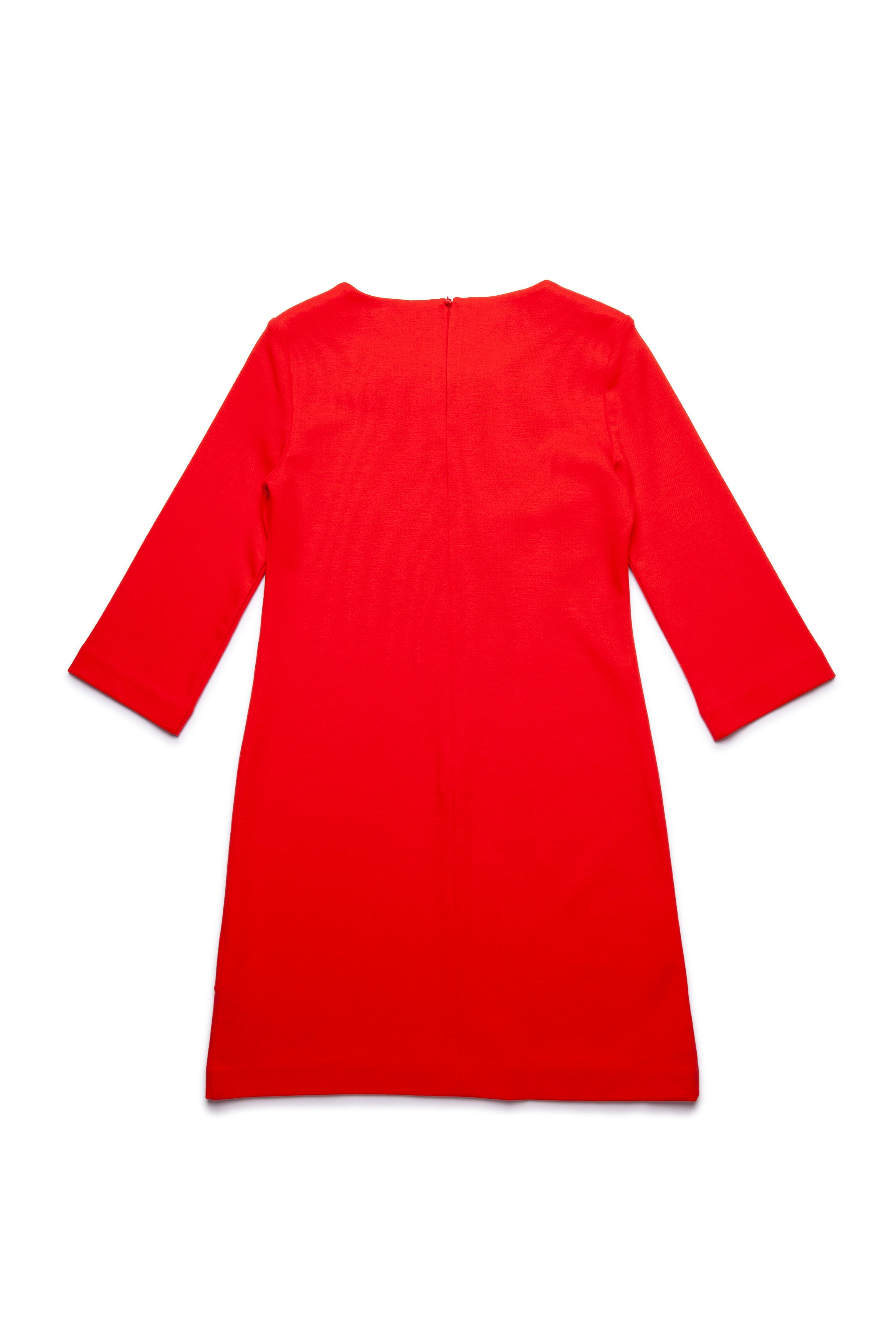 Girls Red Printing Bow-knot Dress