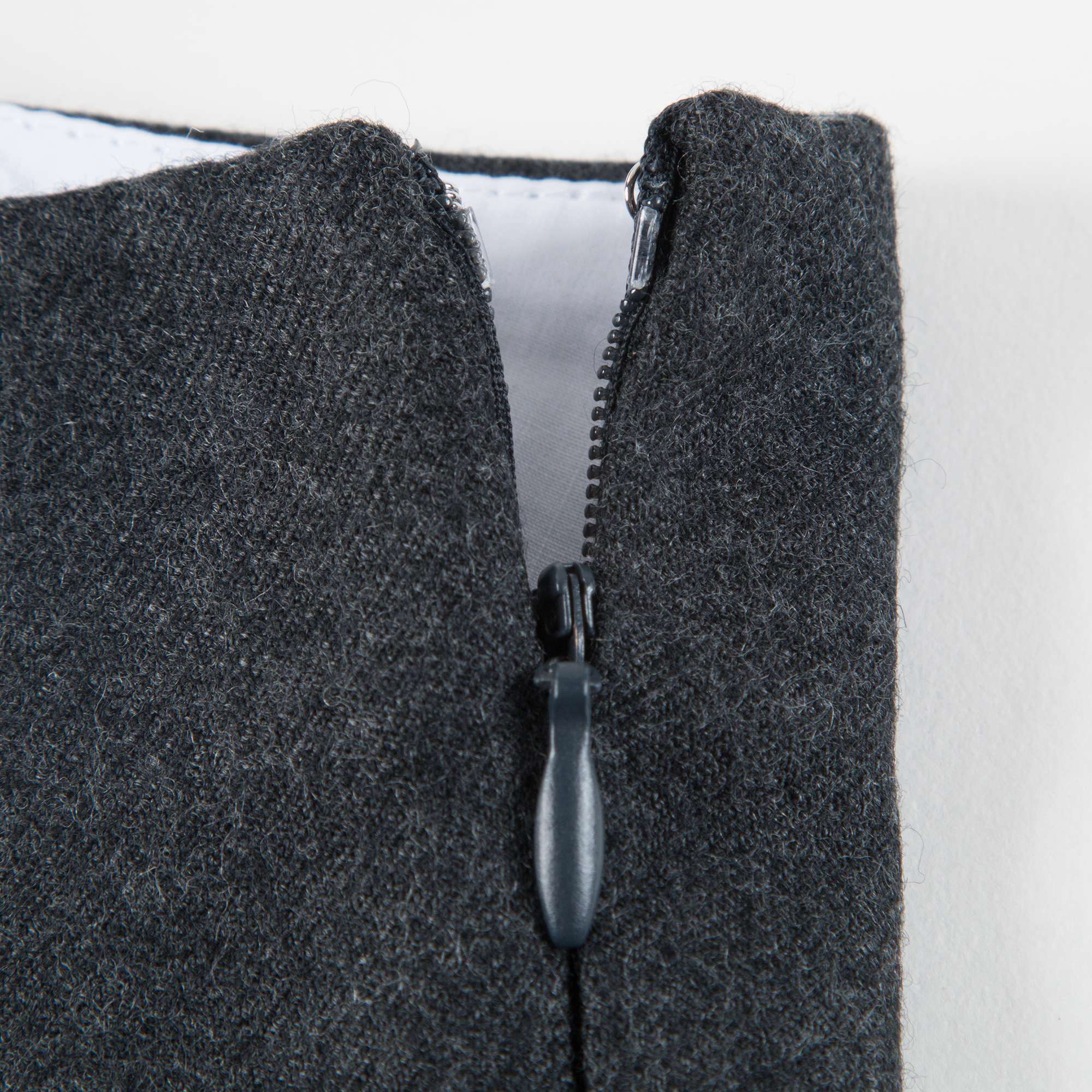 Girls Charcoal Gray Cotton Trousers