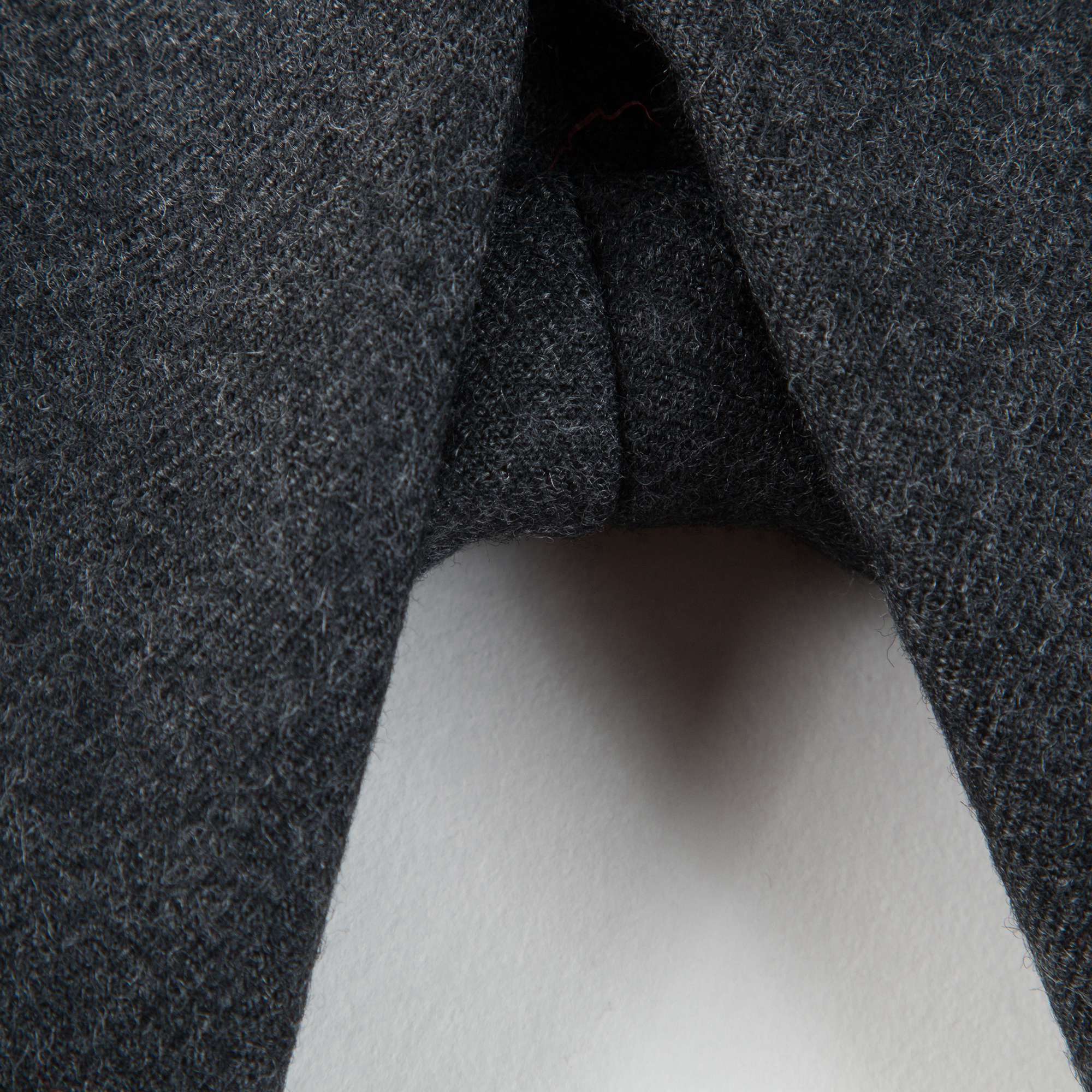 Girls Charcoal Gray Cotton Trousers