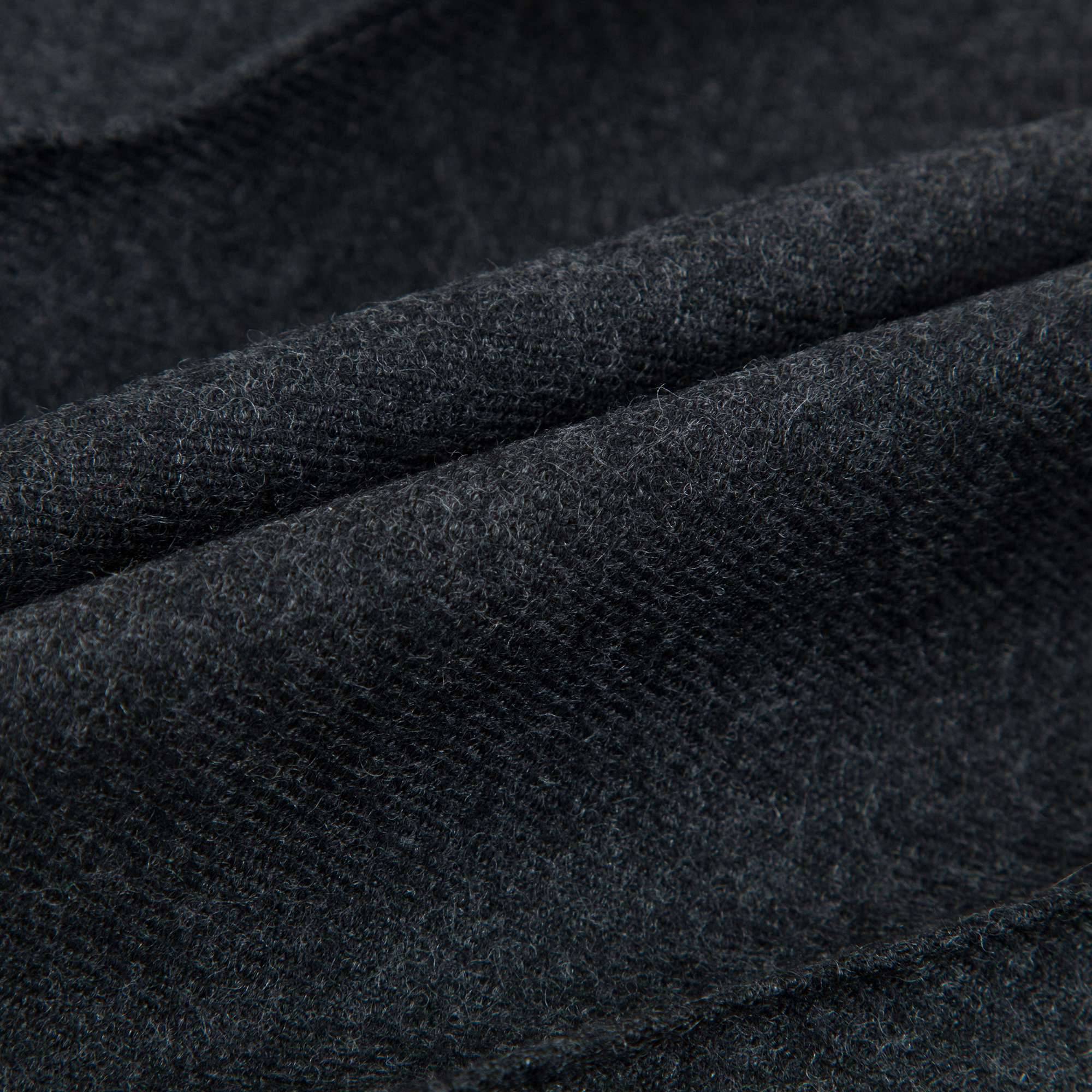 Girls Charcoal Gray Cotton Trousers