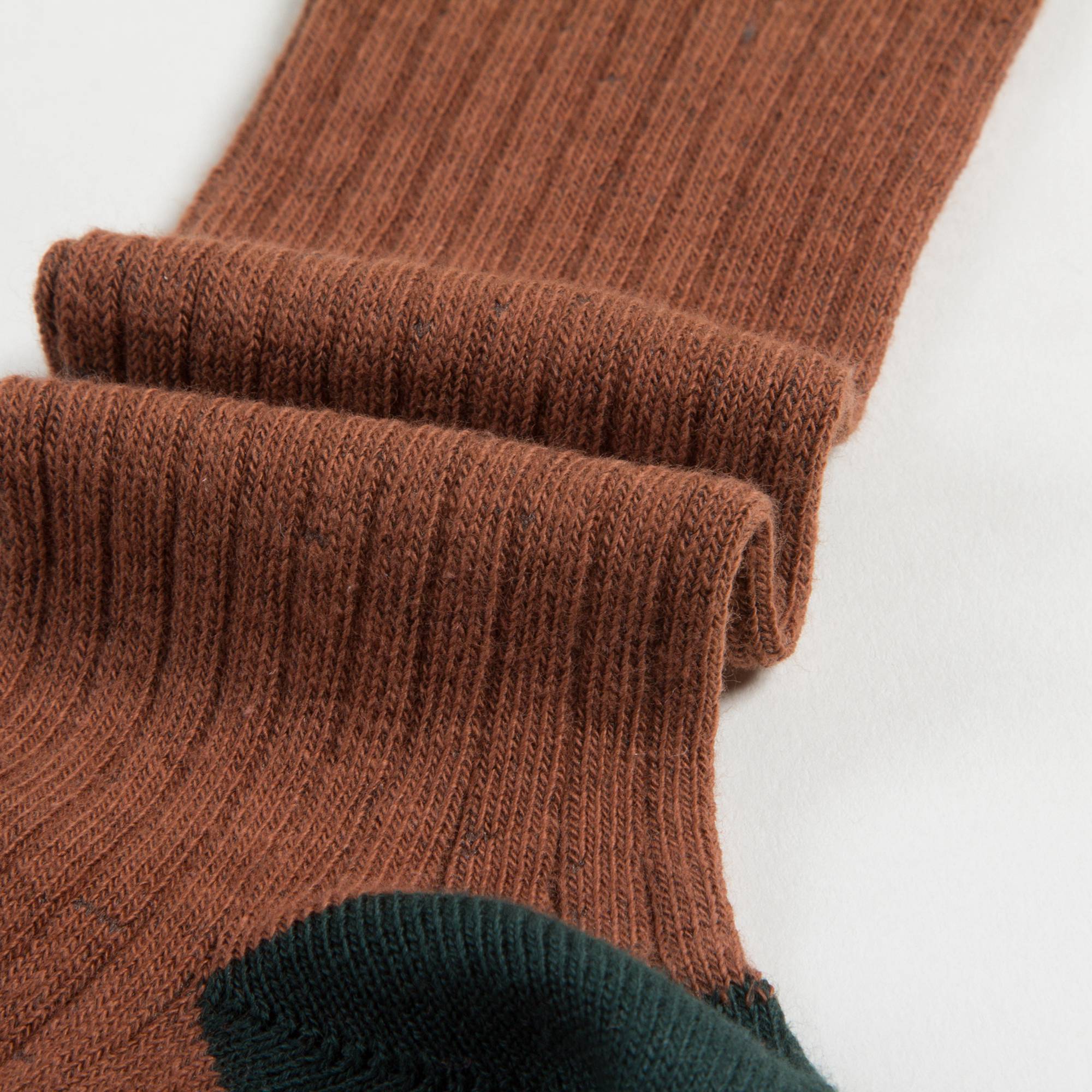 Girls & Boys Pine Grove Green Cotton Socks