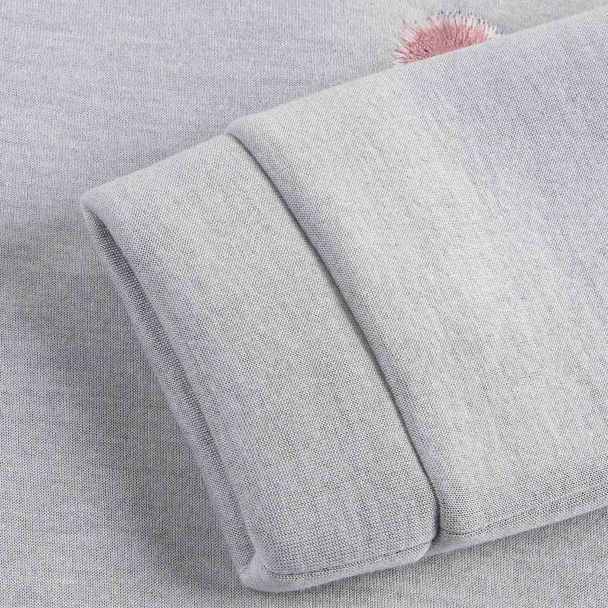 Baby Girls Grey Cotton Monster Trims Sweatshirt - CÉMAROSE | Children's Fashion Store - 7