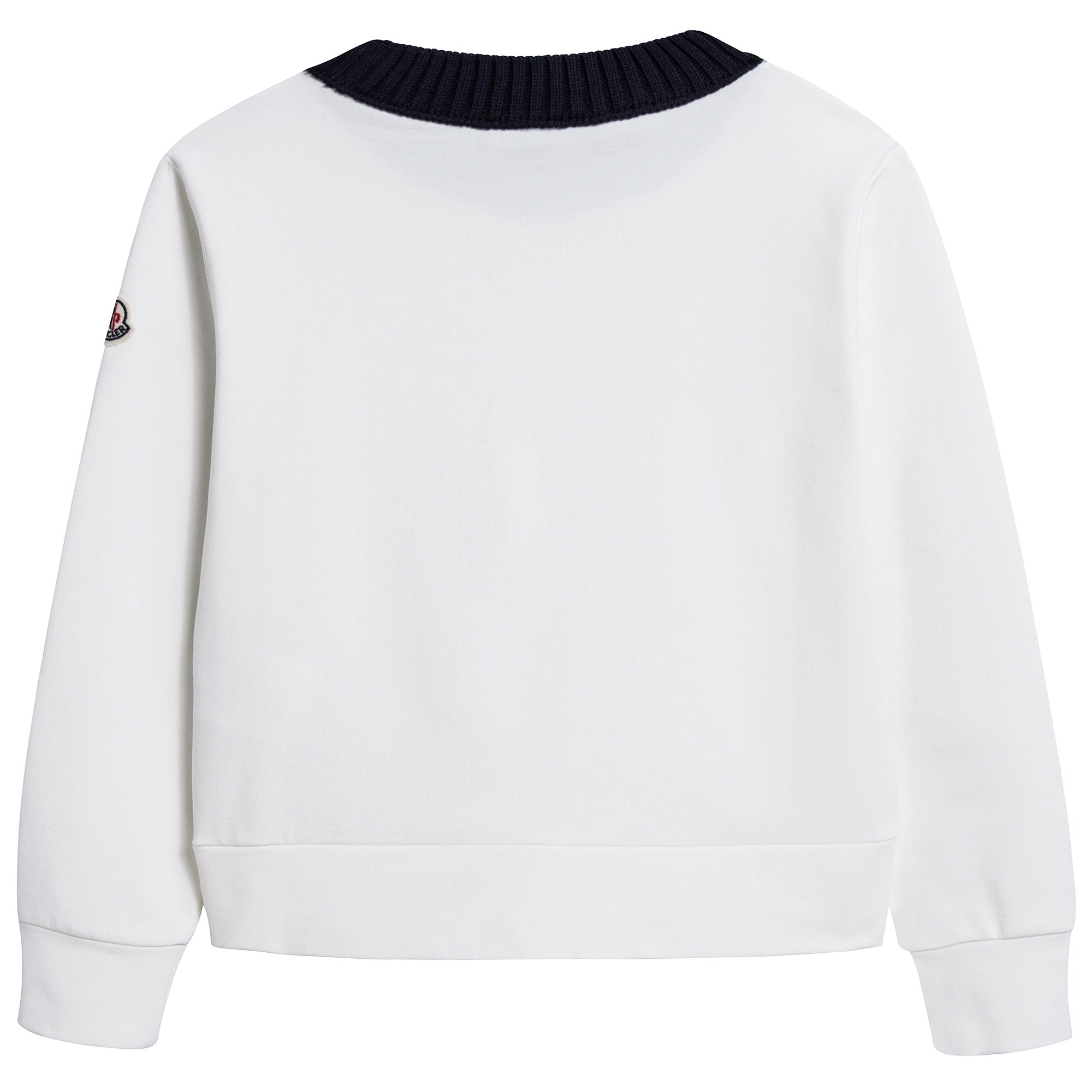 Girls Ivory Printed Sweatshirt
