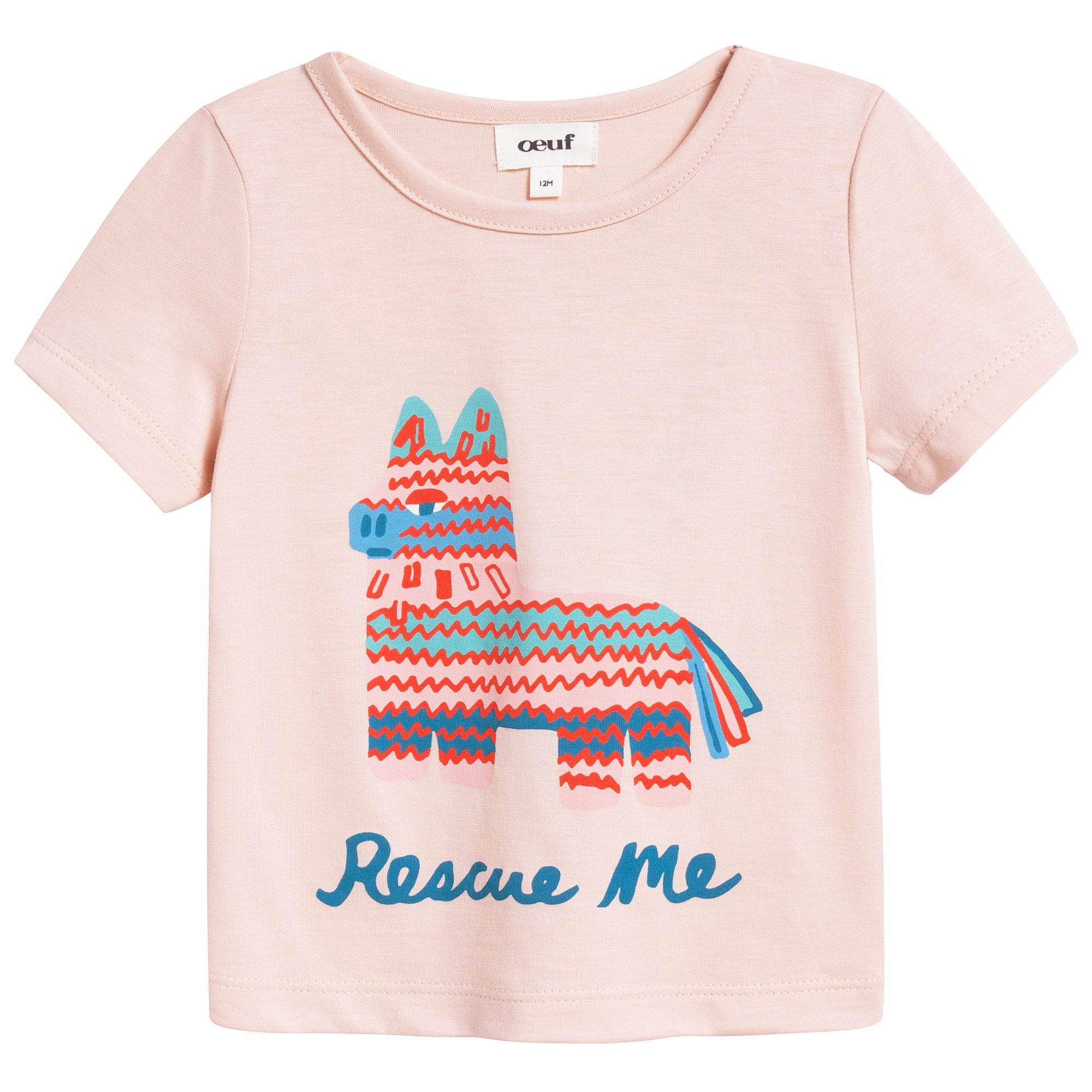 Baby Girls Pink Organic Pima Cotton T-shirt