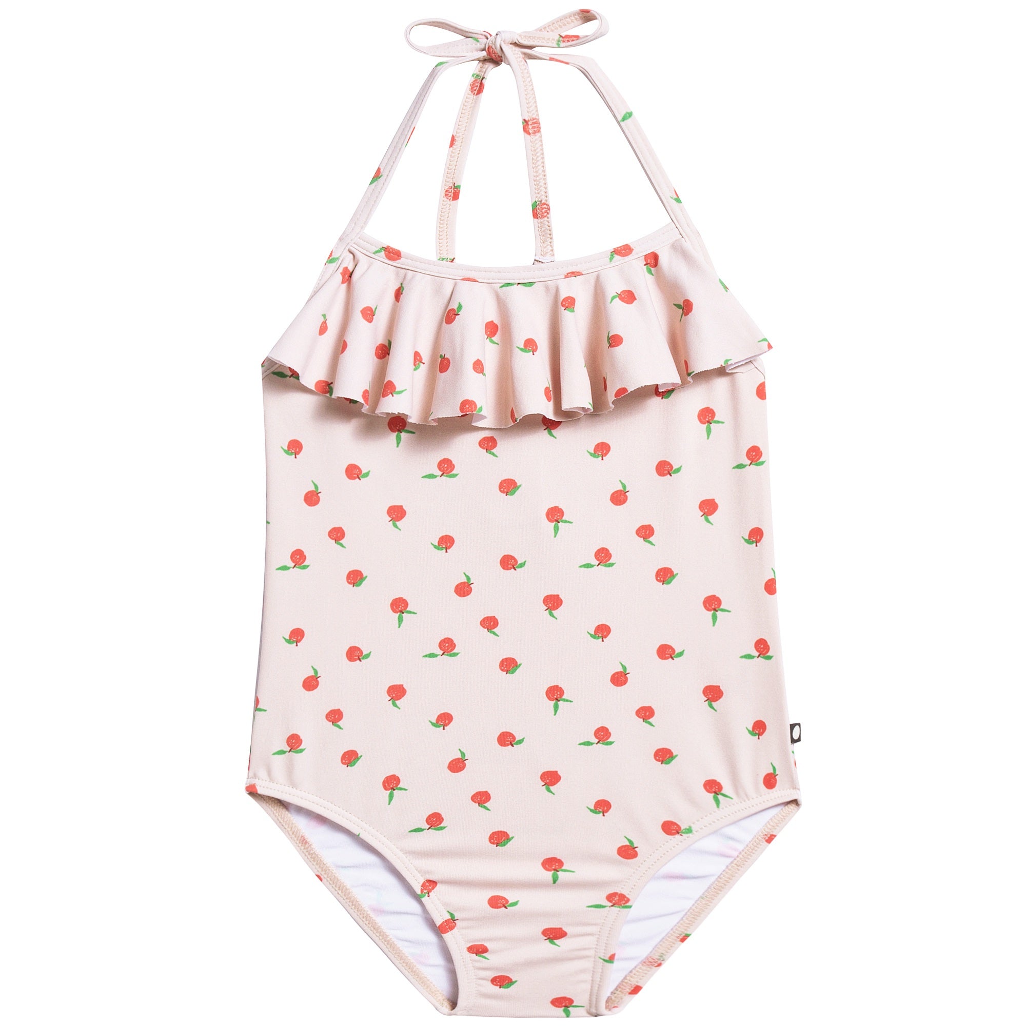 Girls Pink & Peaches Halter Bathing Suit