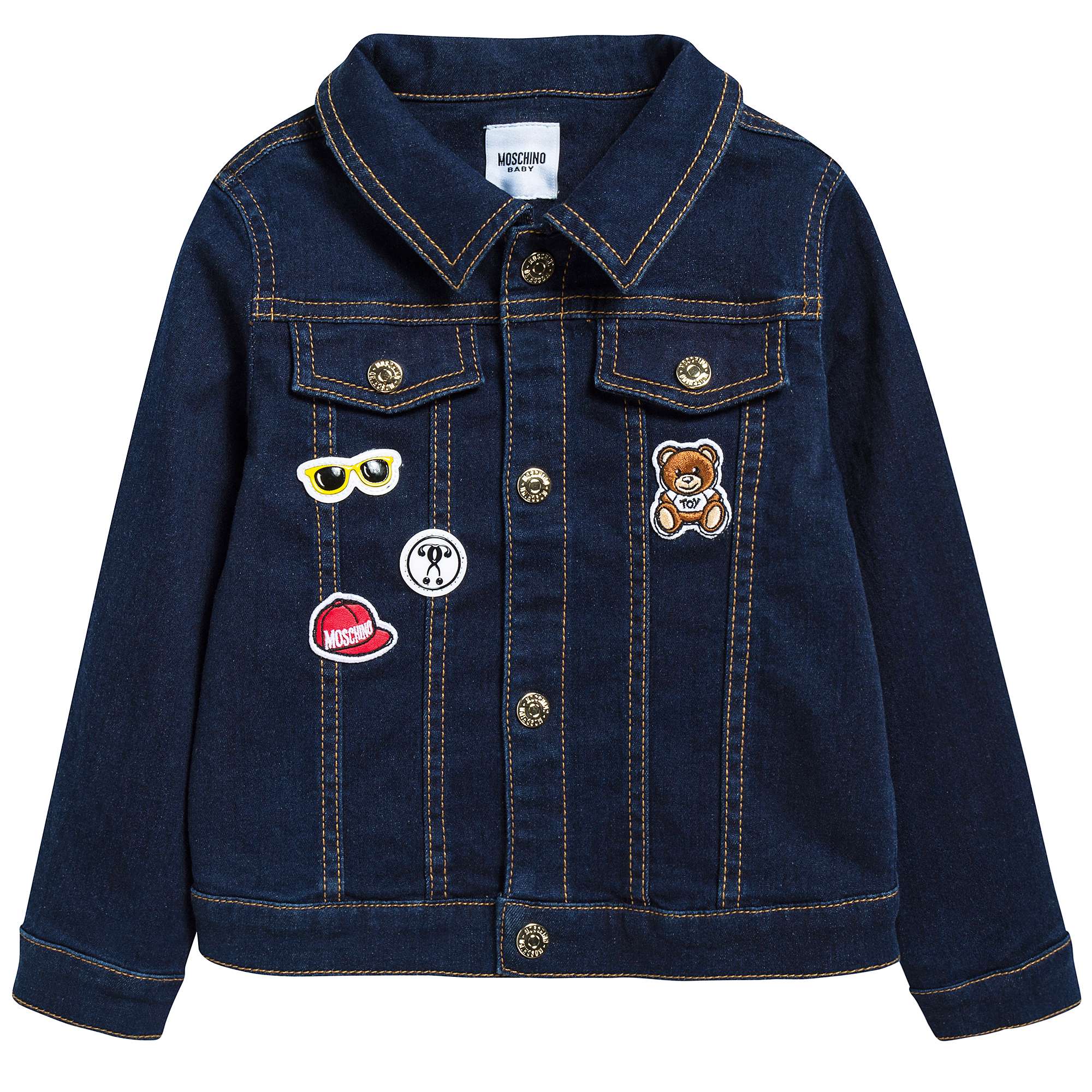 Baby Girls & Boys Dark Blue Cotton Rider