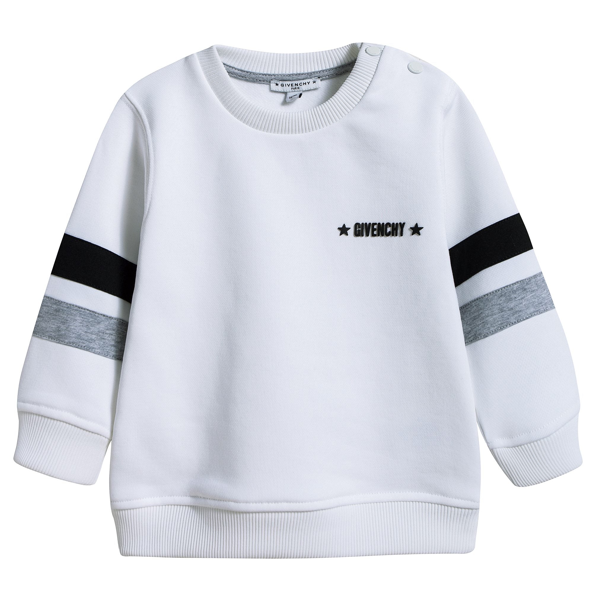 Baby White Logo Sweatshirt