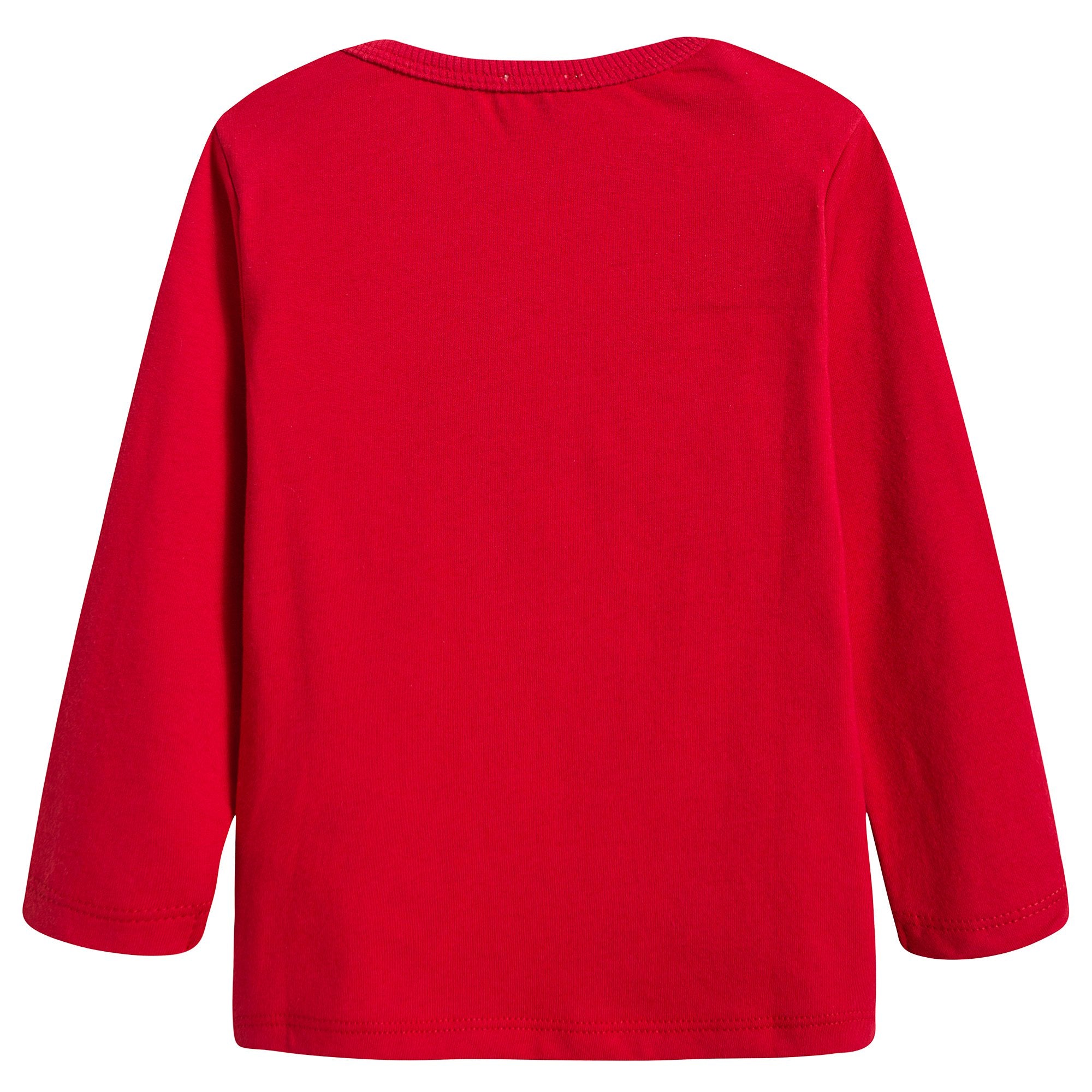 Baby Red Teddy Printed T-shirt