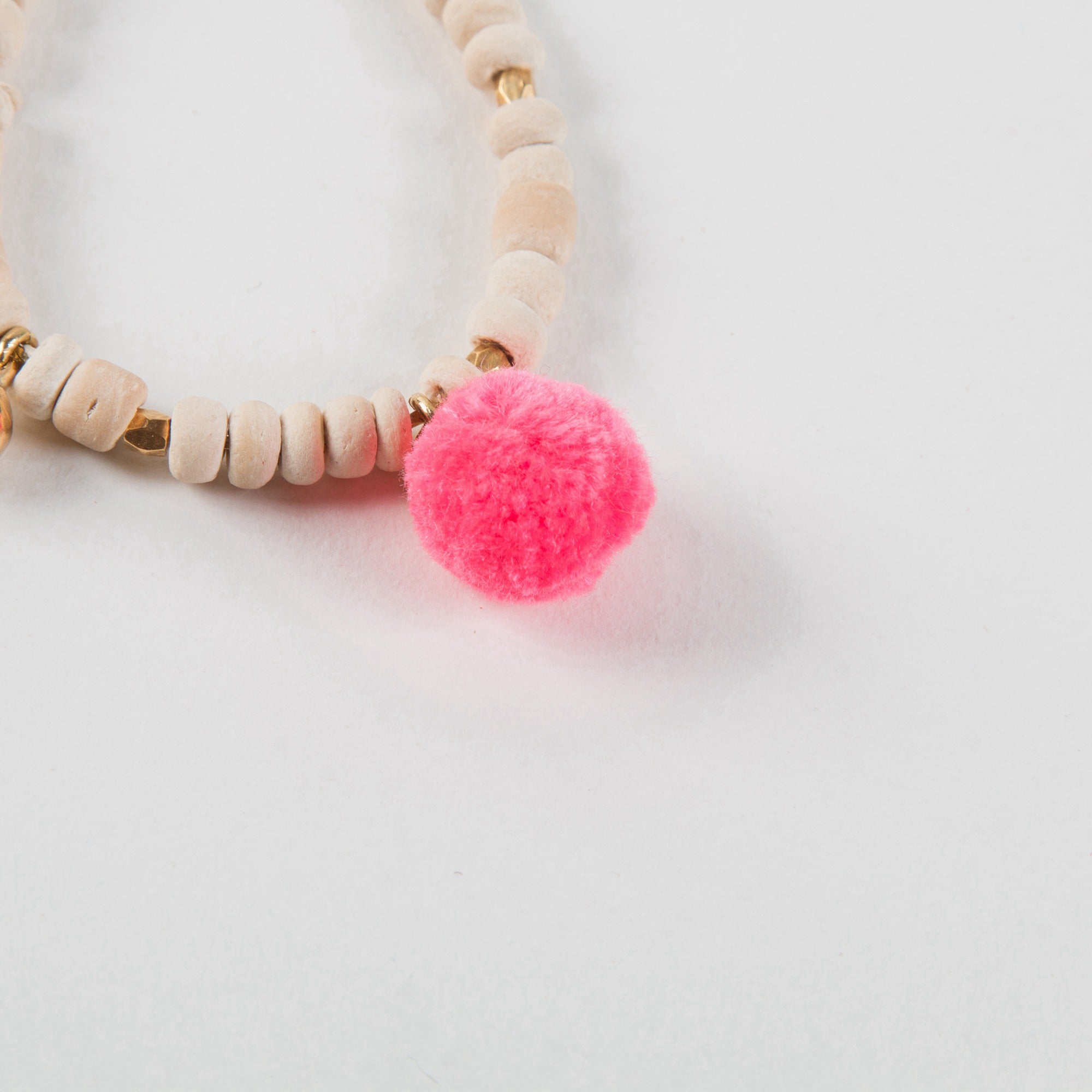 Girls Pink & Golden Bells Bracelet