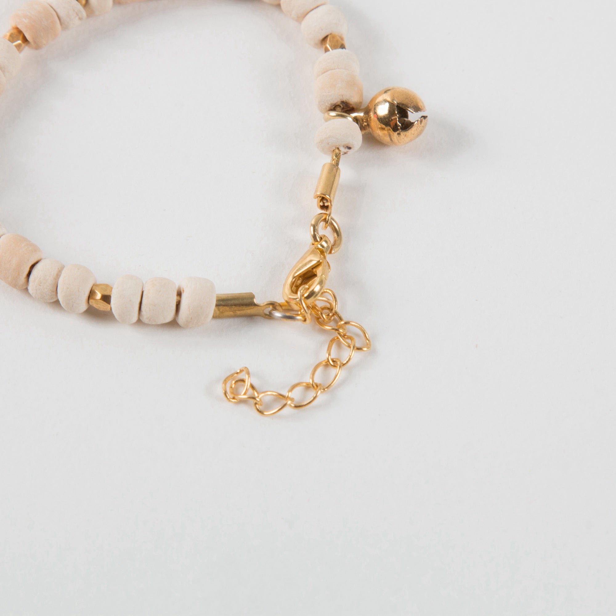 Girls Pink & Golden Bells Bracelet